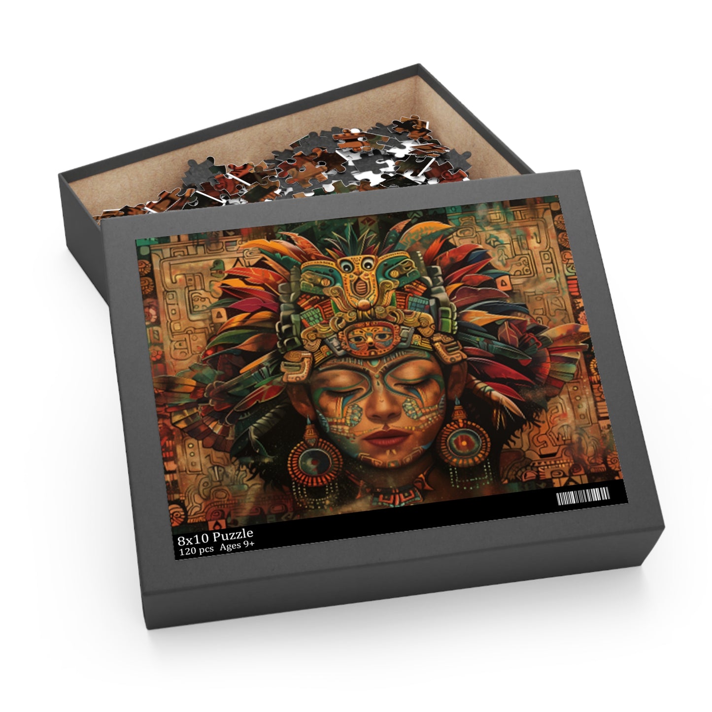 Mexican Art Women Retro Jigsaw Puzzle Adult Birthday Business Jigsaw Puzzle Gift for Him Funny Humorous Indoor Outdoor Game Gift For Her Online-6