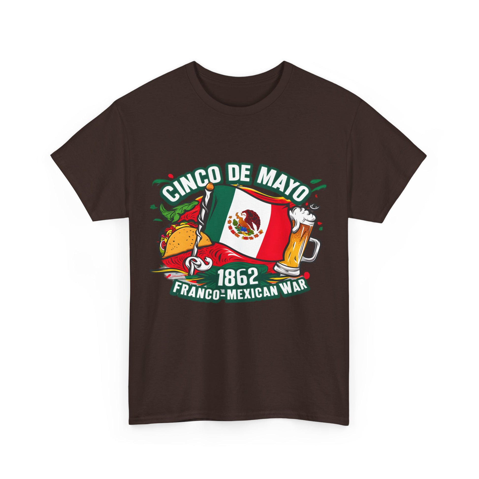 Cinco De Mayo Mexican Independence Day Graphic Unisex Heavy Cotton Tee Cotton Funny Humorous Graphic Soft Premium Unisex Men Women Dark Chocolate T-shirt Birthday Gift-21