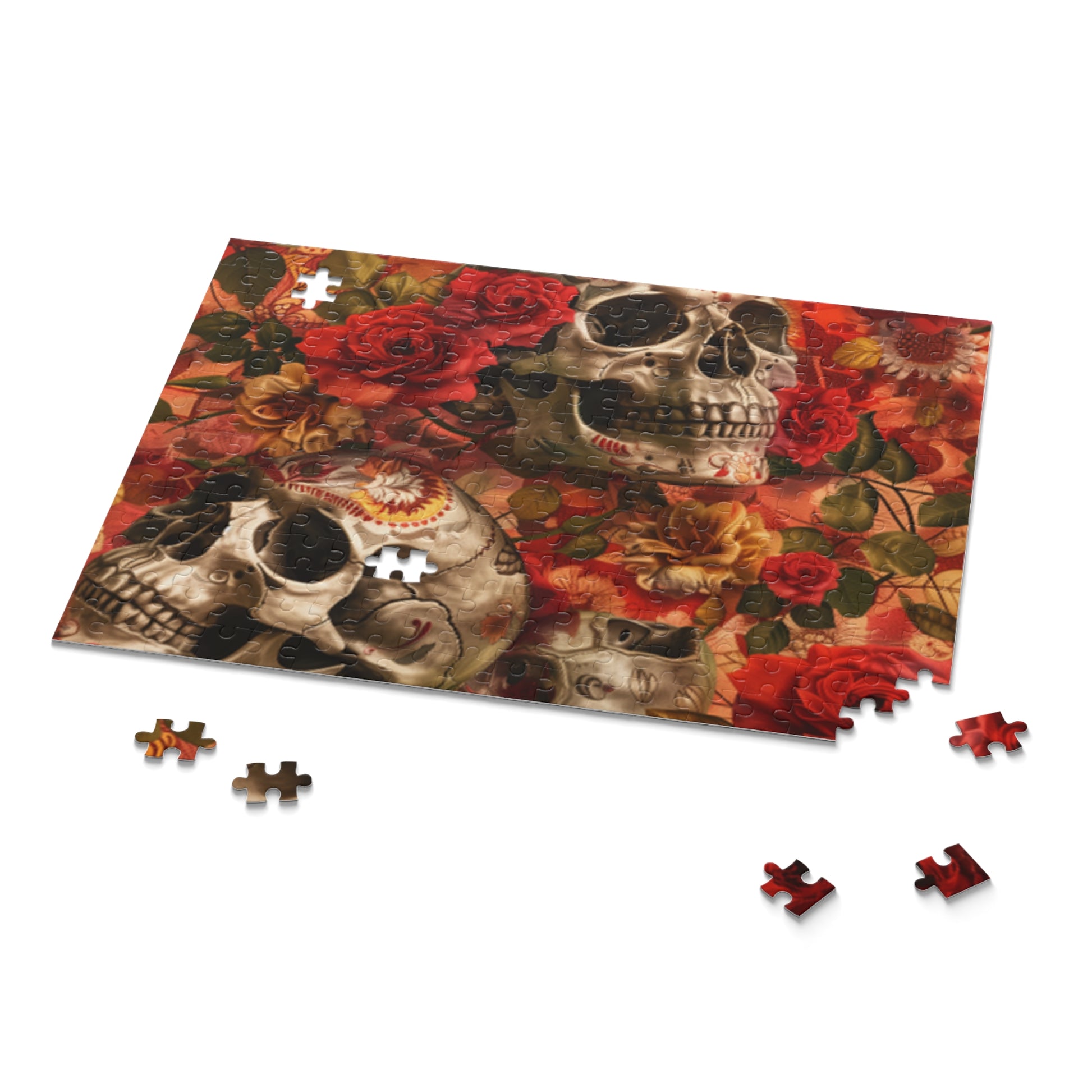 Mexican Art Day of the Dead Día de Muertos Jigsaw Puzzle Adult Birthday Business Jigsaw Puzzle Gift for Him Funny Humorous Indoor Outdoor Game Gift For Her Online-9
