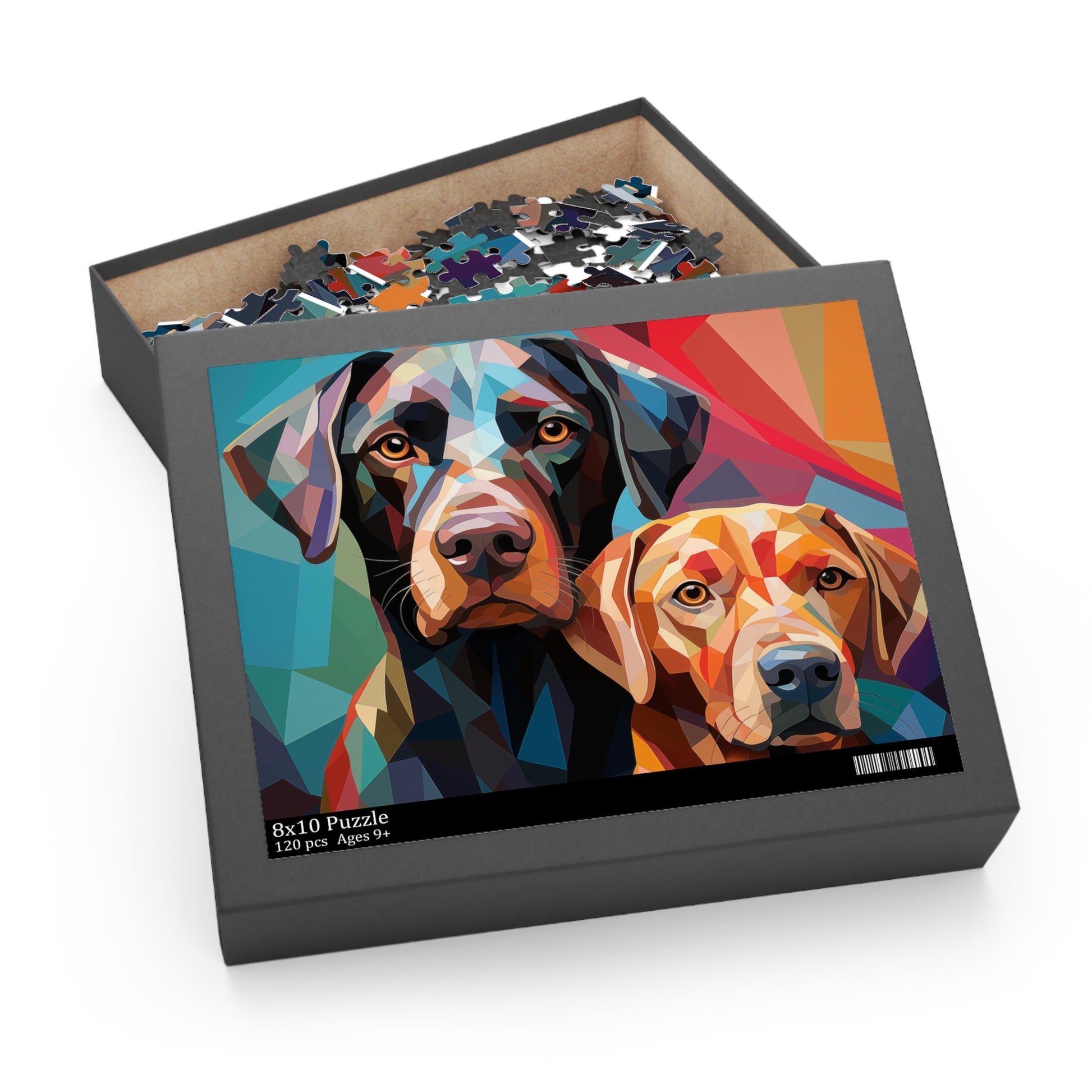 Labrador Abstract Dog Vibrant Jigsaw Puzzle Adult Birthday Business Jigsaw Puzzle Gift for Him Funny Humorous Indoor Outdoor Game Gift For Her Online-6