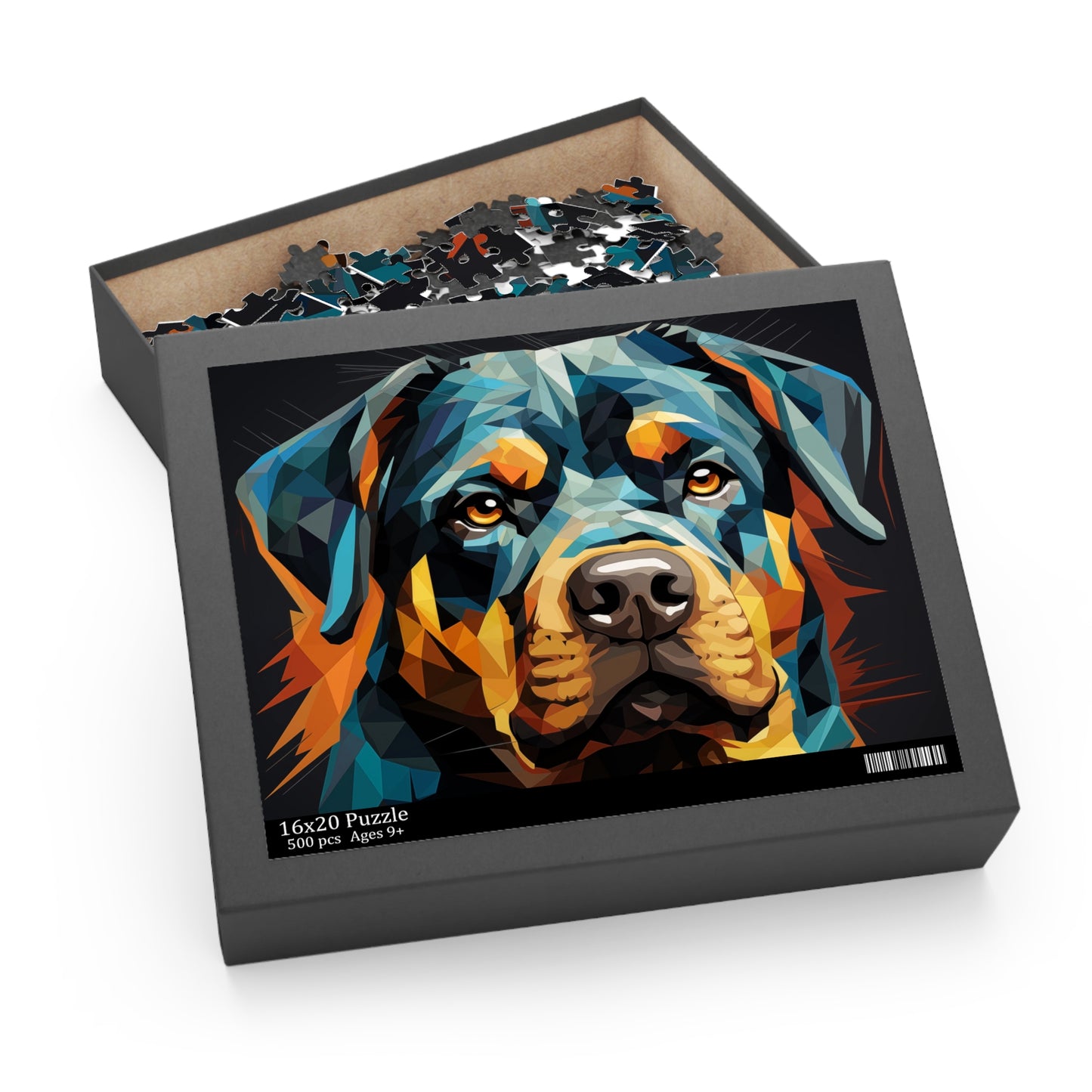 Rottweiler Jigsaw Vibrant Dog Puzzle for Boys, Girls, Kids Adult Birthday Business Jigsaw Puzzle Gift for Him Funny Humorous Indoor Outdoor Game Gift For Her Online-4