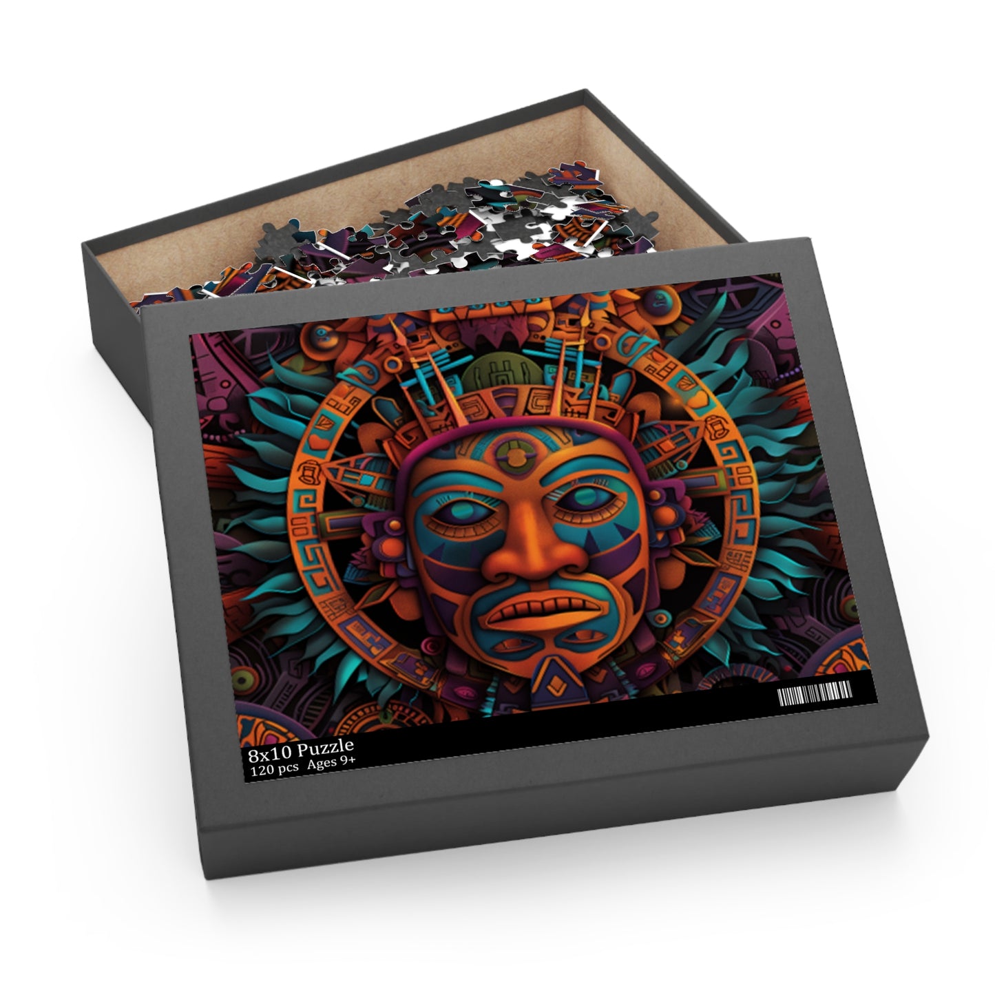 Mexican Art Retro Men Jigsaw Puzzle Adult Birthday Business Jigsaw Puzzle Gift for Him Funny Humorous Indoor Outdoor Game Gift For Her Online-6