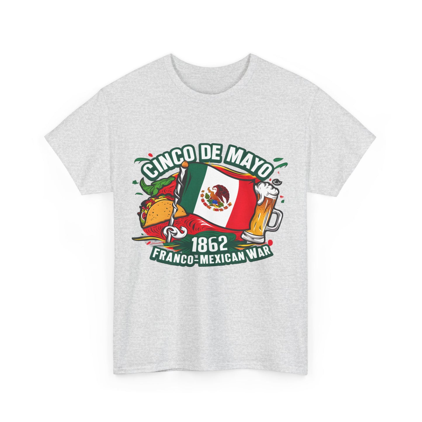 Cinco De Mayo Mexican Independence Day Graphic Unisex Heavy Cotton Tee Cotton Funny Humorous Graphic Soft Premium Unisex Men Women Ash T-shirt Birthday Gift-51