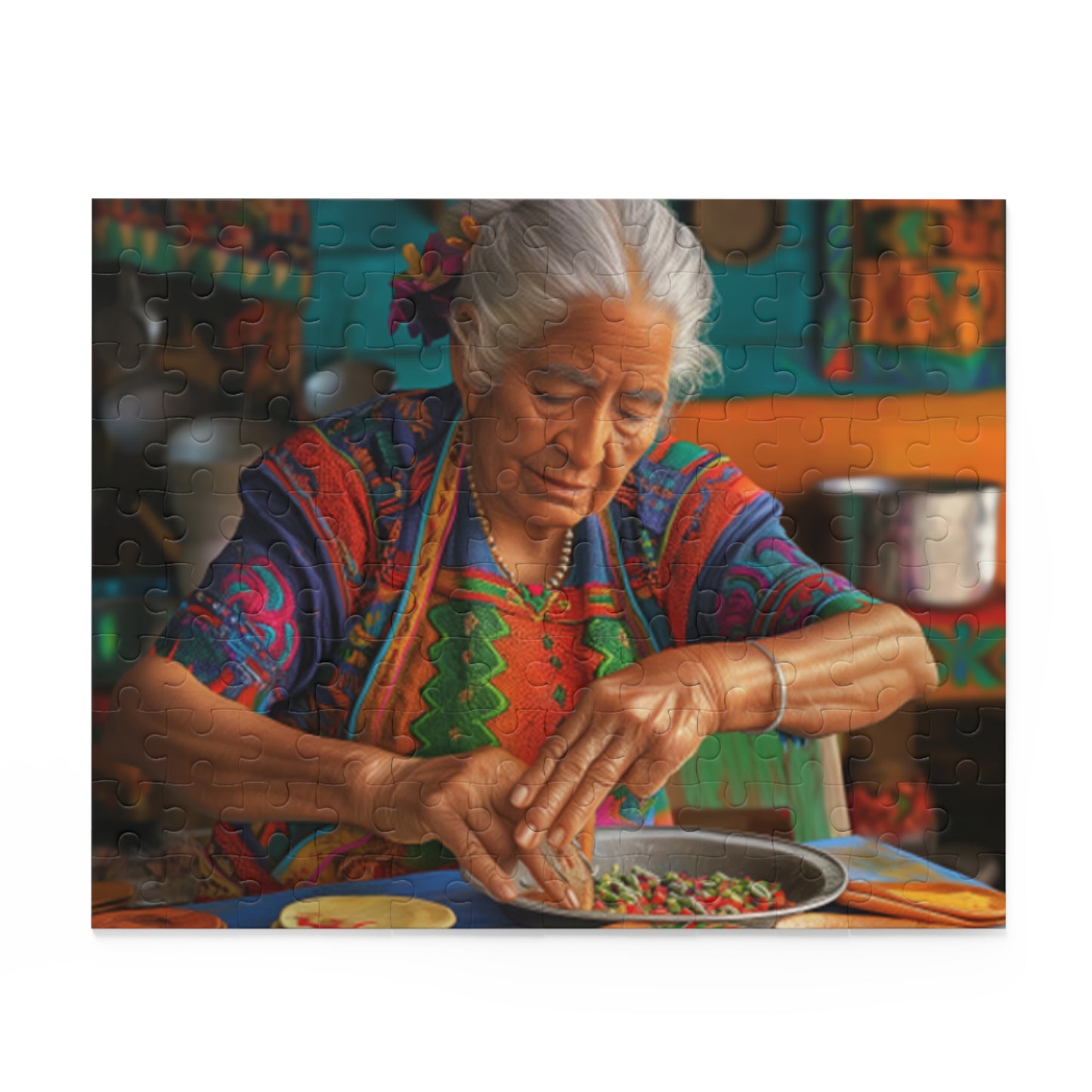 Mexican Art Vintage Kitchen Jigsaw Puzzle Adult Birthday Business Jigsaw Puzzle Gift for Him Funny Humorous Indoor Outdoor Game Gift For Her Online-2