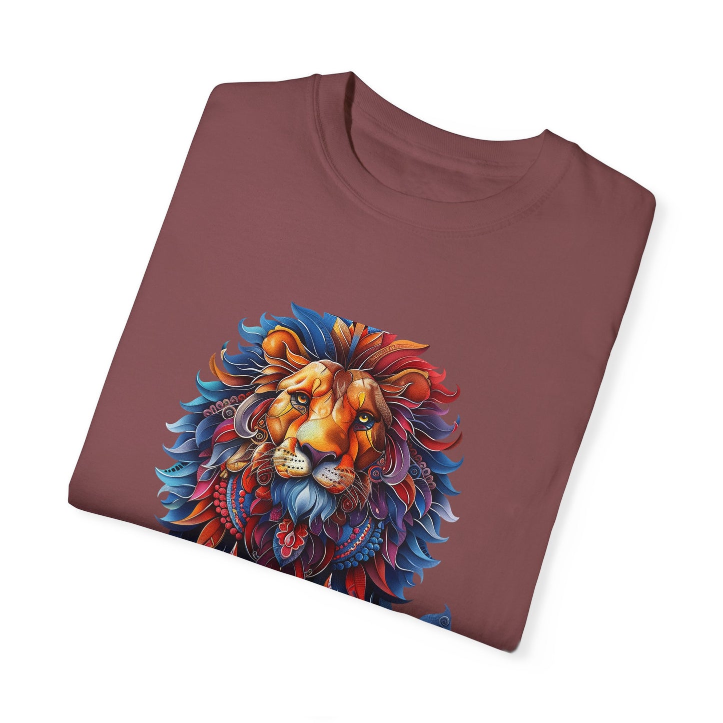 Copy of Lion Head Cool Graphic Design Novelty Unisex Garment-dyed T-shirt Cotton Funny Humorous Graphic Soft Premium Unisex Men Women Brick T-shirt Birthday Gift-29