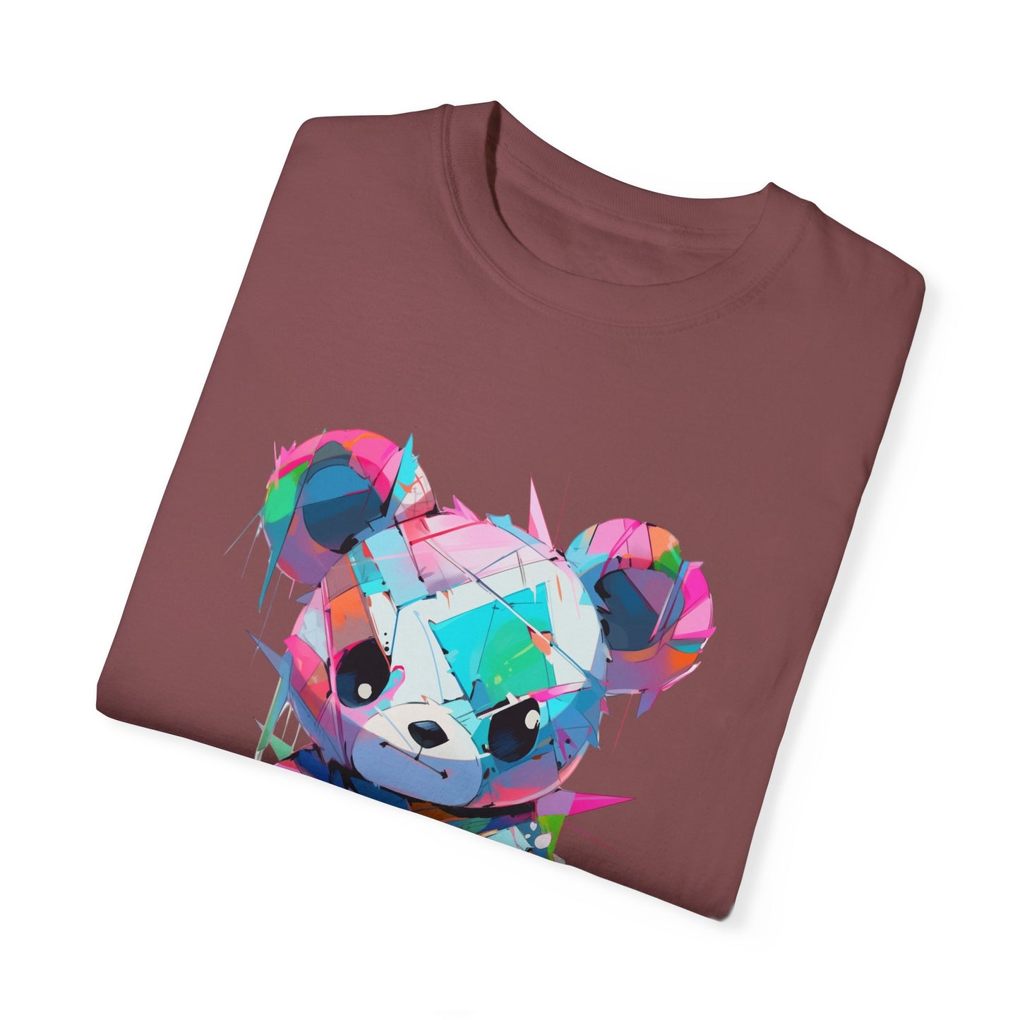 Hip Hop Teddy Bear Graphic Unisex Garment-dyed T-shirt Cotton Funny Humorous Graphic Soft Premium Unisex Men Women Brick T-shirt Birthday Gift-29