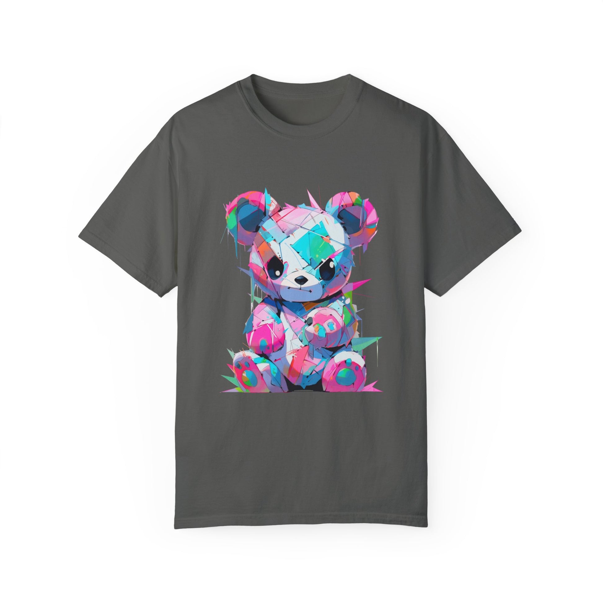 Hip Hop Teddy Bear Graphic Unisex Garment-dyed T-shirt Cotton Funny Humorous Graphic Soft Premium Unisex Men Women Pepper T-shirt Birthday Gift-12