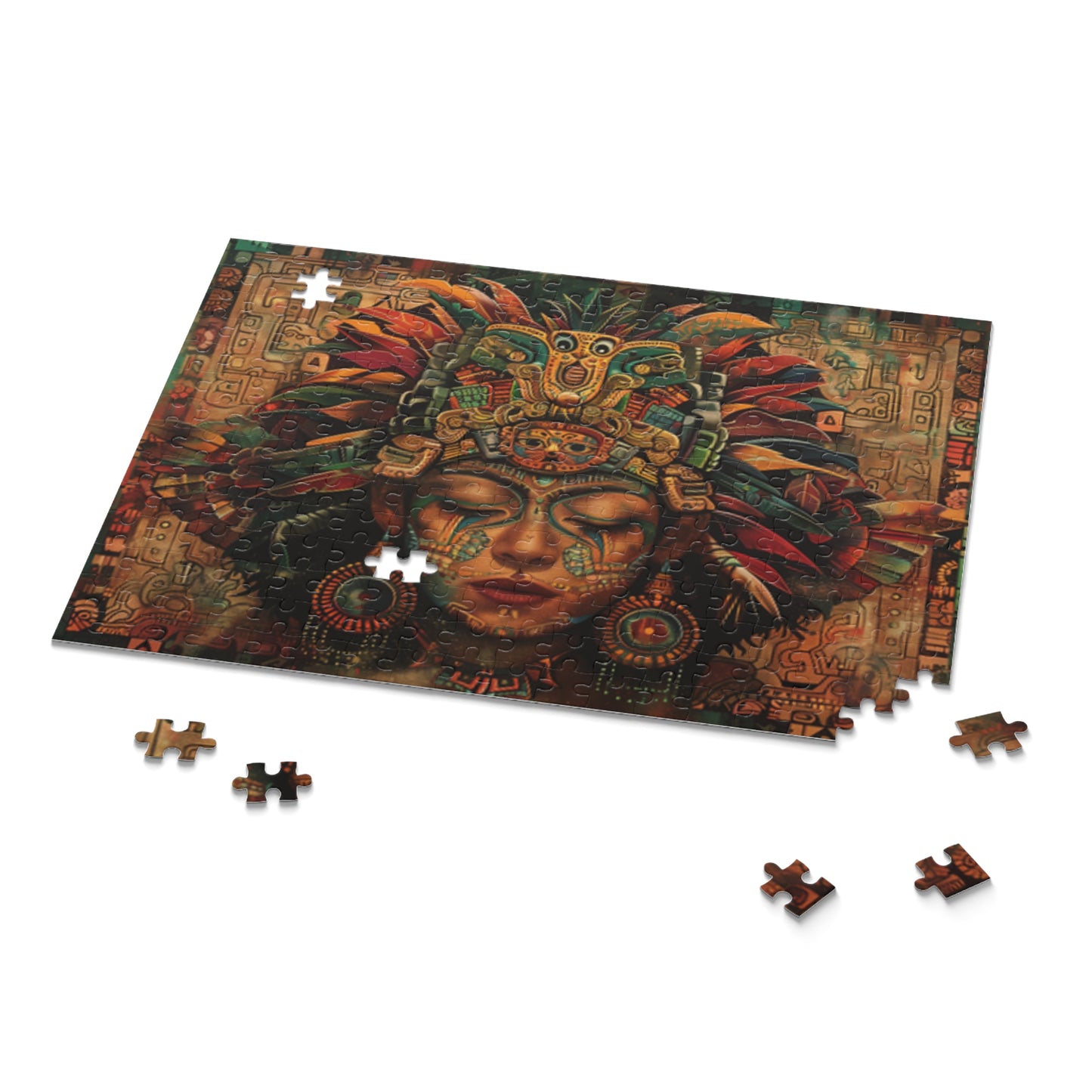 Mexican Art Women Retro Jigsaw Puzzle Adult Birthday Business Jigsaw Puzzle Gift for Him Funny Humorous Indoor Outdoor Game Gift For Her Online-9