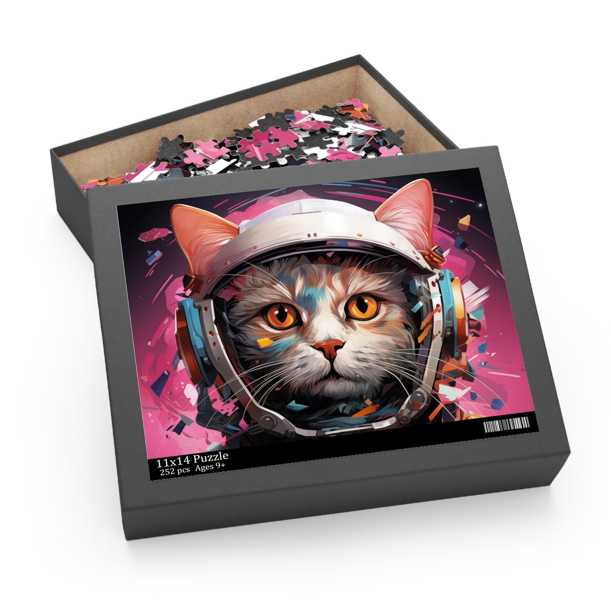 Jigsaw Puzzle Astronaut Cat Adult Birthday Business Jigsaw Puzzle Gift for Him Funny Humorous Indoor Outdoor Game Gift For Her Online-8