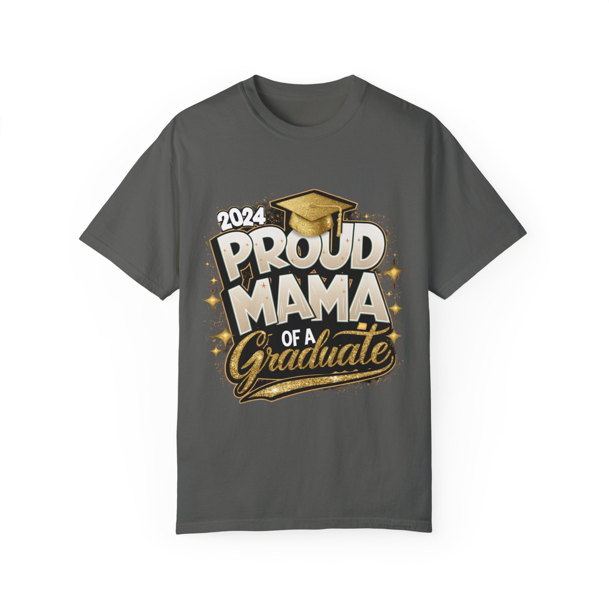 Proud Mama of a 2024 Graduate Unisex Garment-dyed T-shirt Cotton Funny Humorous Graphic Soft Premium Unisex Men Women Pepper T-shirt Birthday Gift-12