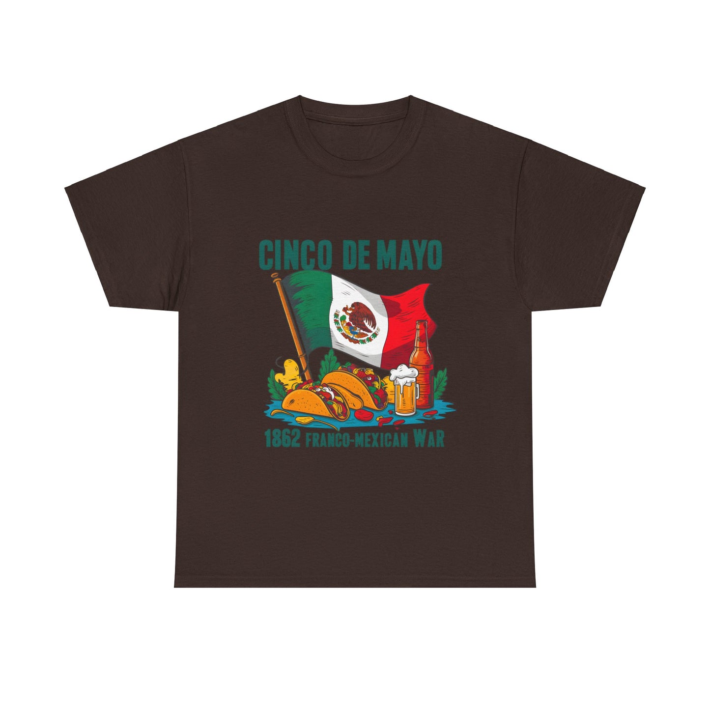 Cinco De Mayo Mexican Independence Day Graphic Unisex Heavy Cotton Tee Cotton Funny Humorous Graphic Soft Premium Unisex Men Women Dark Chocolate T-shirt Birthday Gift-3