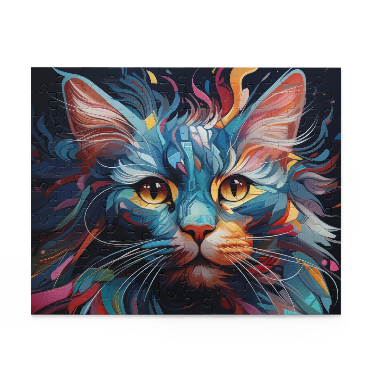 Jigsaw Abstract Cat Puzzle Adult Birthday Business Jigsaw Puzzle Gift for Him Funny Humorous Indoor Outdoor Game Gift For Her Online-2