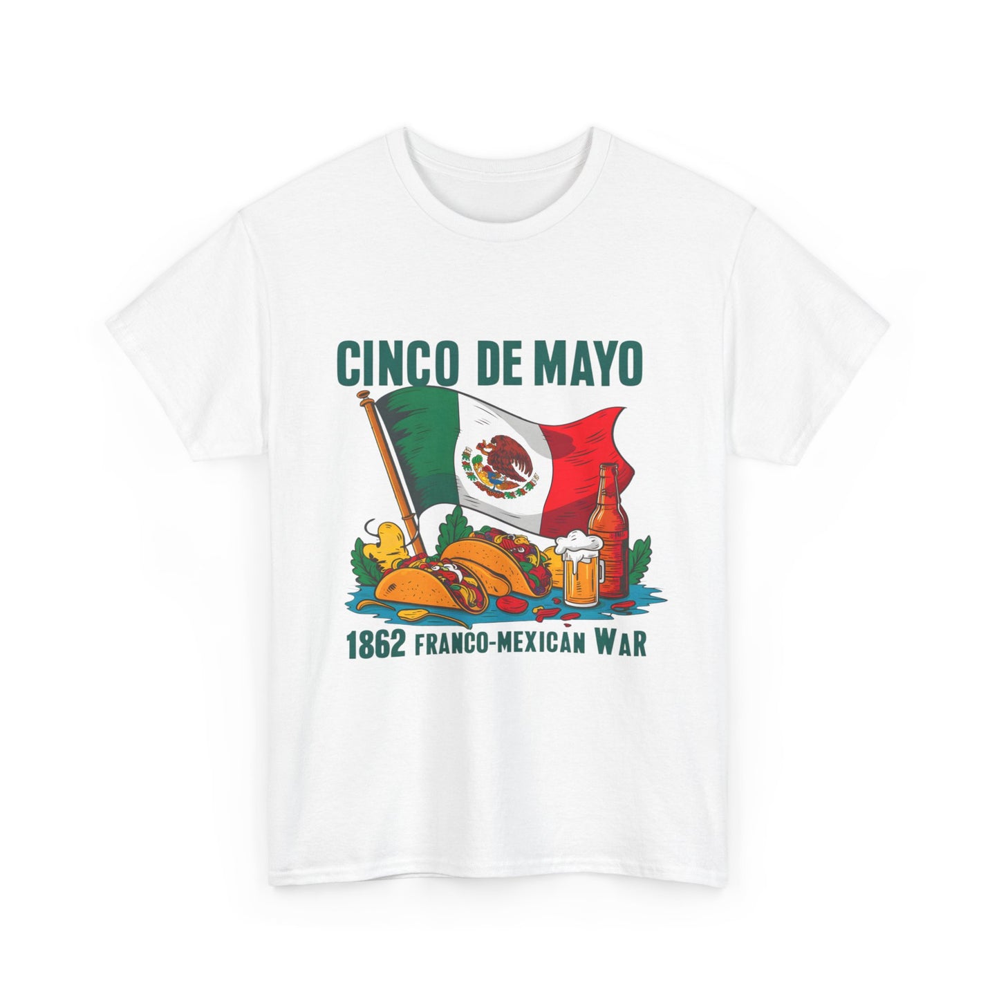 Cinco De Mayo Mexican Independence Day Graphic Unisex Heavy Cotton Tee Cotton Funny Humorous Graphic Soft Premium Unisex Men Women White T-shirt Birthday Gift-42
