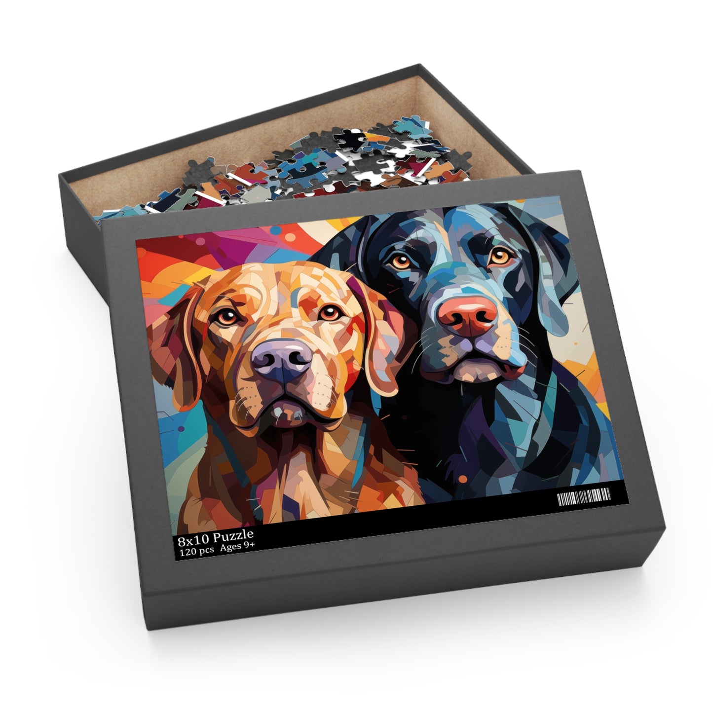 Labrador Dog Abstract Watercolor Jigsaw Puzzle for Boys, Girls, Kids Adult Birthday Business Jigsaw Puzzle Gift for Him Funny Humorous Indoor Outdoor Game Gift For Her Online-6