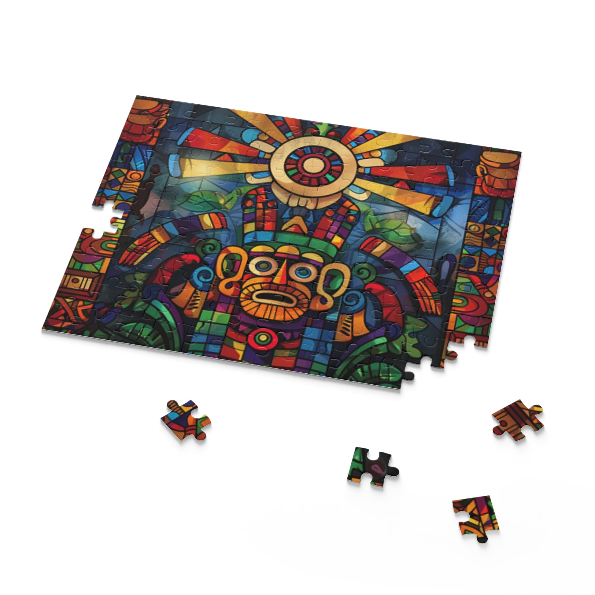 Mexican Art Retro Men Jigsaw Puzzle Adult Birthday Business Jigsaw Puzzle Gift for Him Funny Humorous Indoor Outdoor Game Gift For Her Online-7