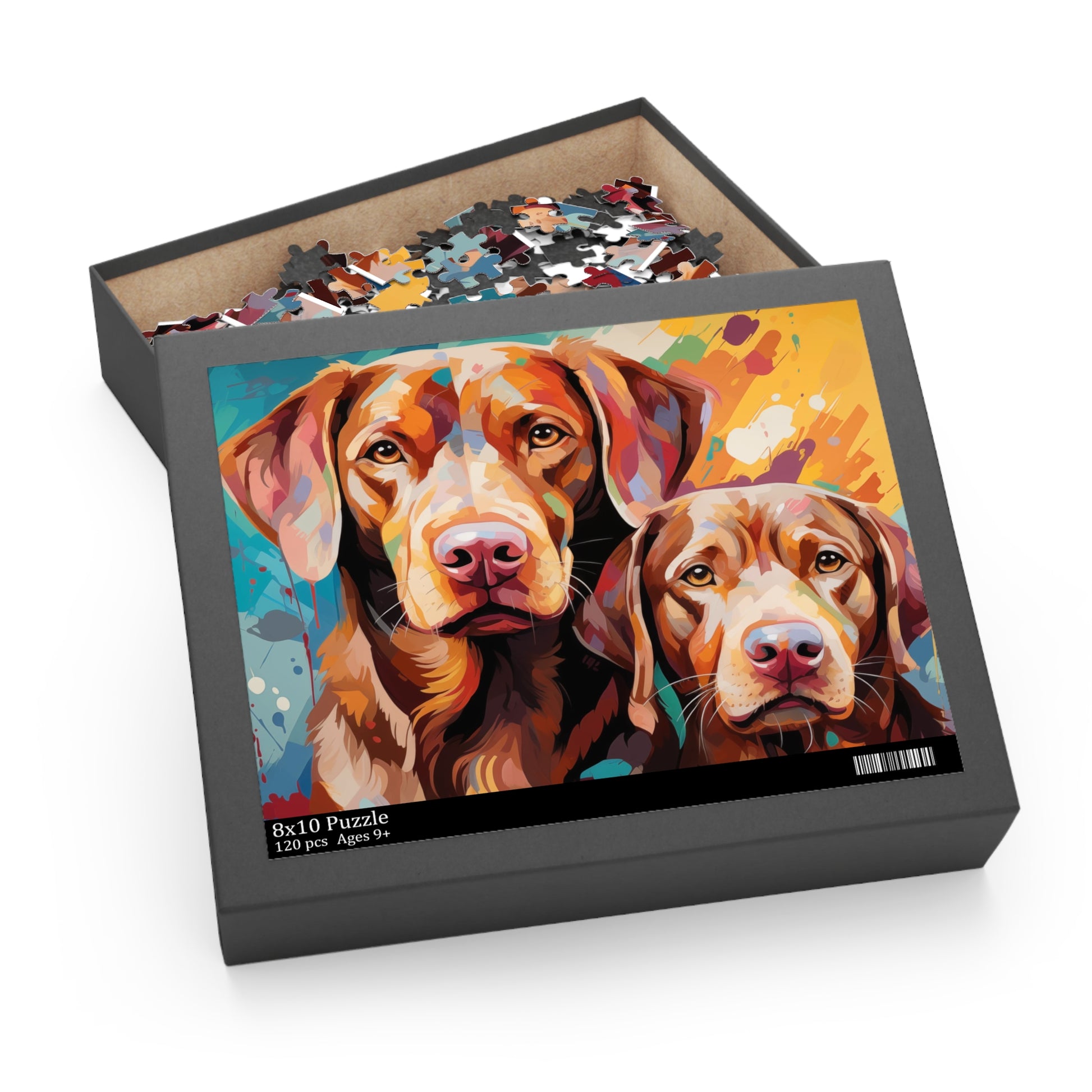 Labrador Abstract Watercolor Dog Jigsaw Puzzle for Boys, Girls, Kids Adult Birthday Business Jigsaw Puzzle Gift for Him Funny Humorous Indoor Outdoor Game Gift For Her Online-6