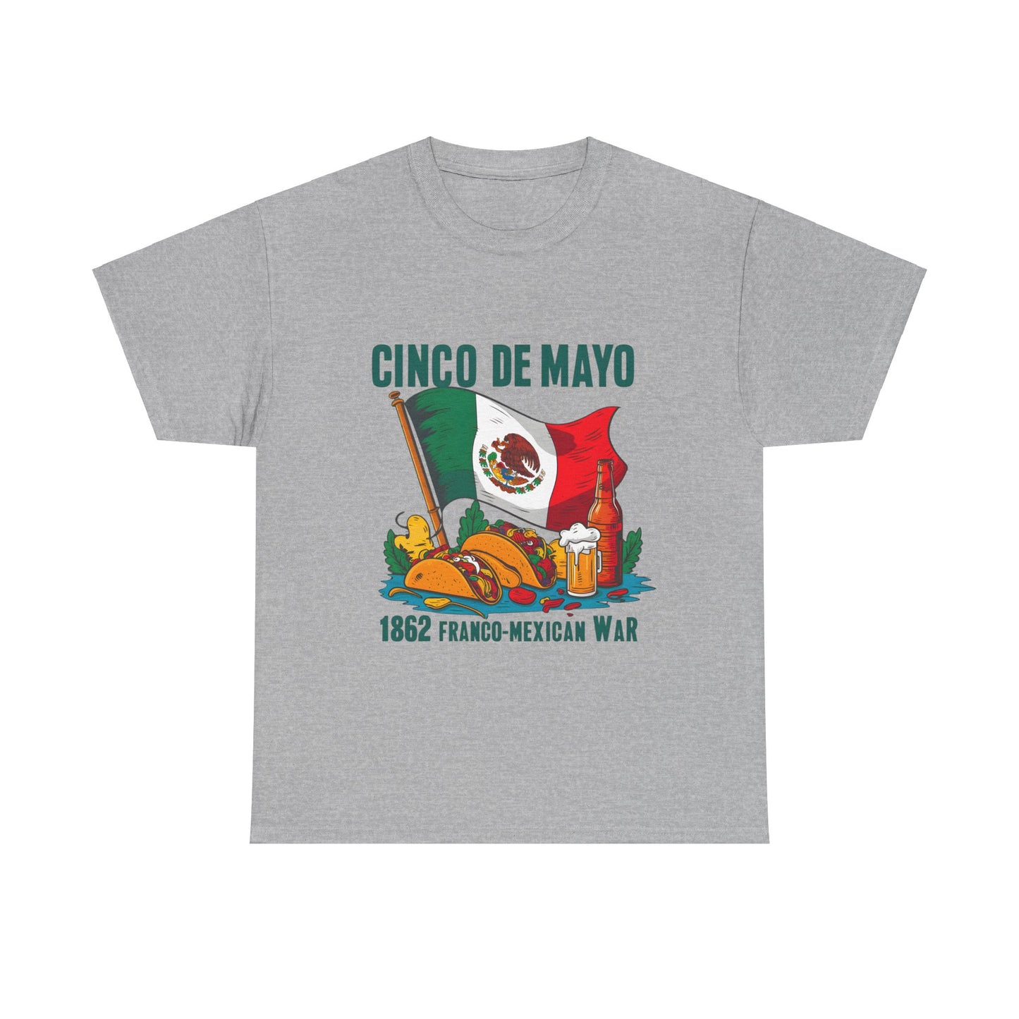 Cinco De Mayo Mexican Independence Day Graphic Unisex Heavy Cotton Tee Cotton Funny Humorous Graphic Soft Premium Unisex Men Women Sport Grey T-shirt Birthday Gift-9