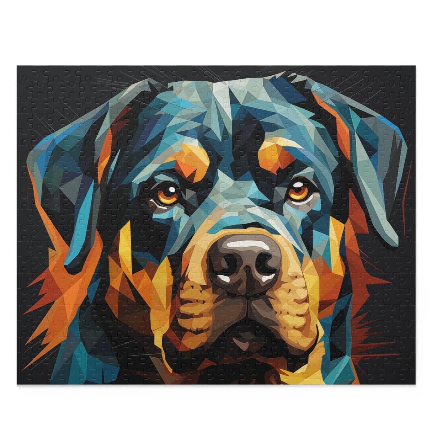 Rottweiler Jigsaw Vibrant Dog Puzzle for Boys, Girls, Kids Adult Birthday Business Jigsaw Puzzle Gift for Him Funny Humorous Indoor Outdoor Game Gift For Her Online-1