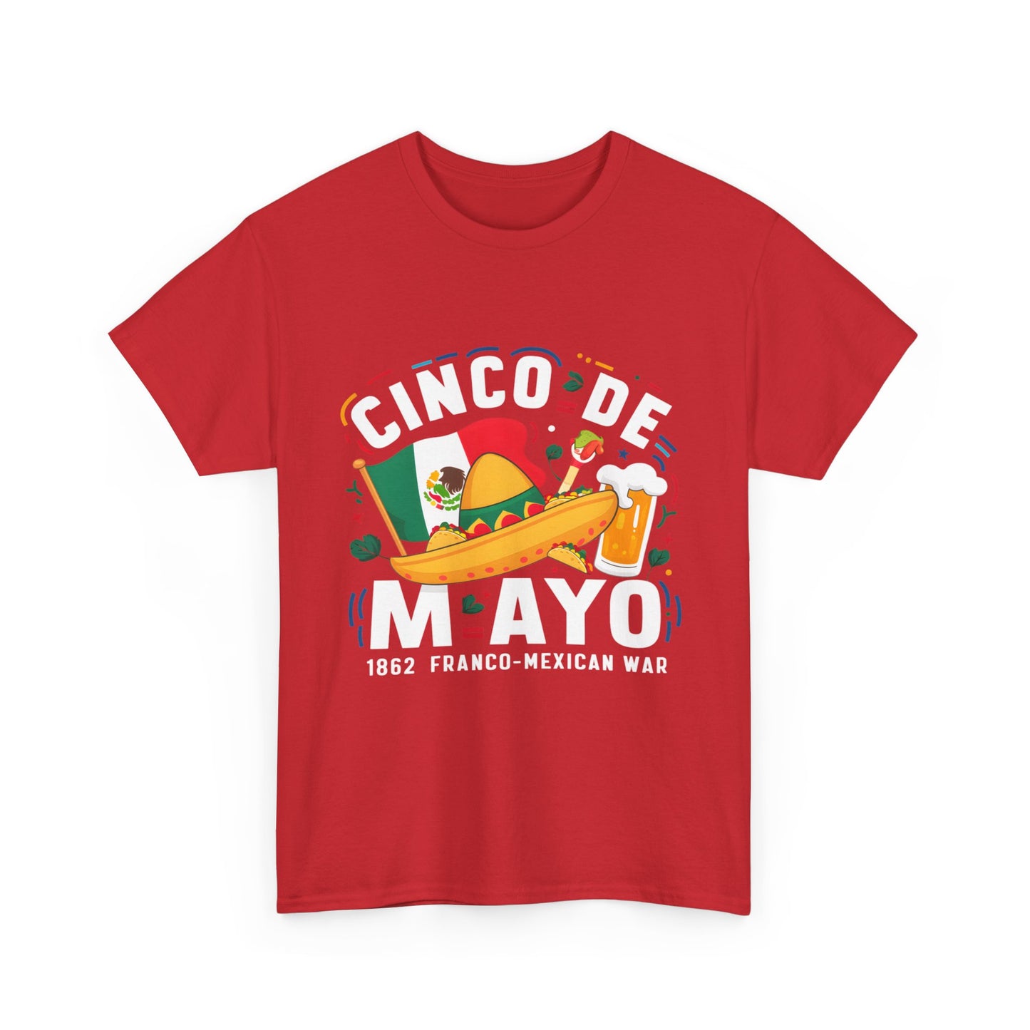 Cinco De Mayo Mexican Independence Day Graphic Unisex Heavy Cotton Tee Cotton Funny Humorous Graphic Soft Premium Unisex Men Women Red T-shirt Birthday Gift-33