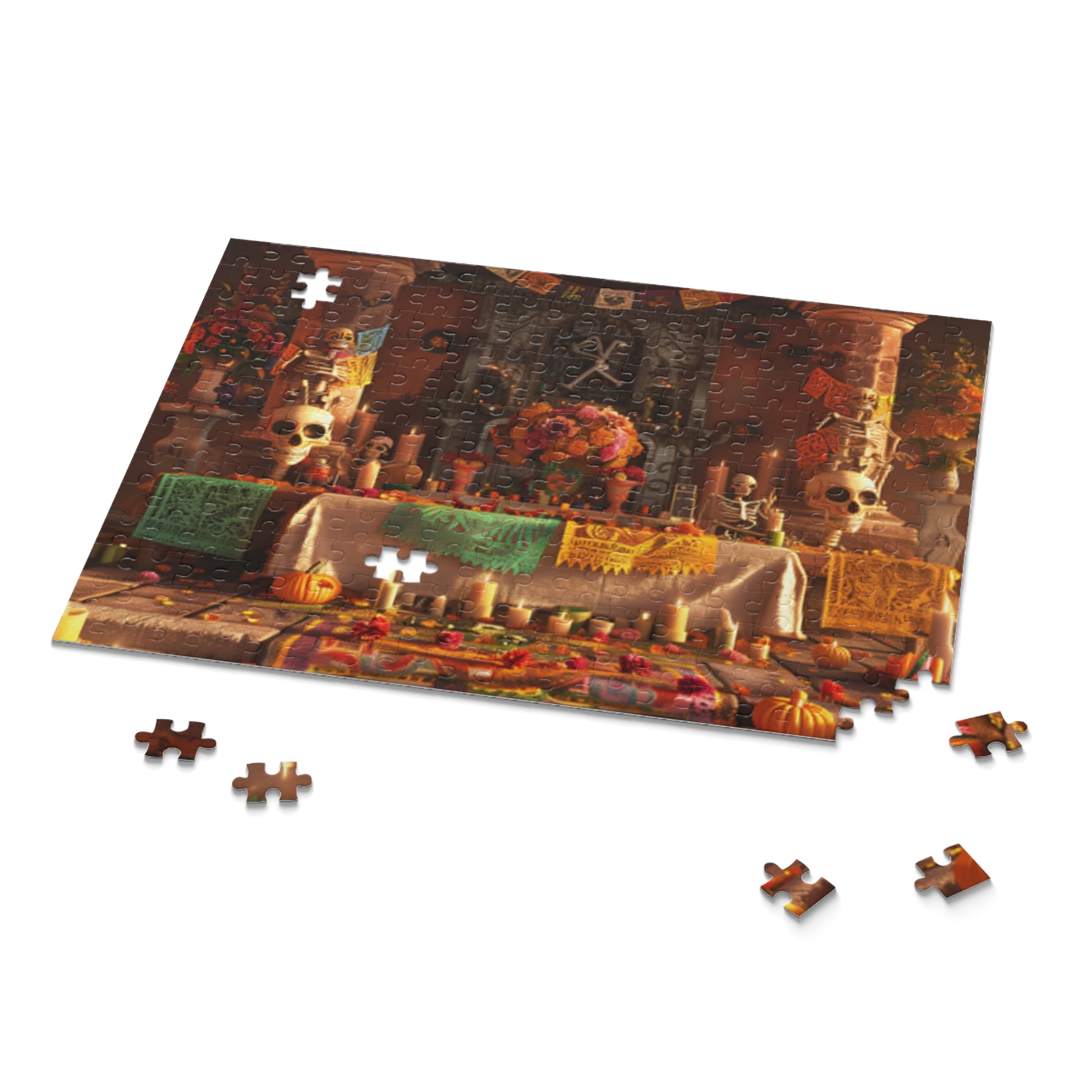 Mexican Art Day of the Dead Día de Muertos Jigsaw Puzzle Adult Birthday Business Jigsaw Puzzle Gift for Him Funny Humorous Indoor Outdoor Game Gift For Her Online-9