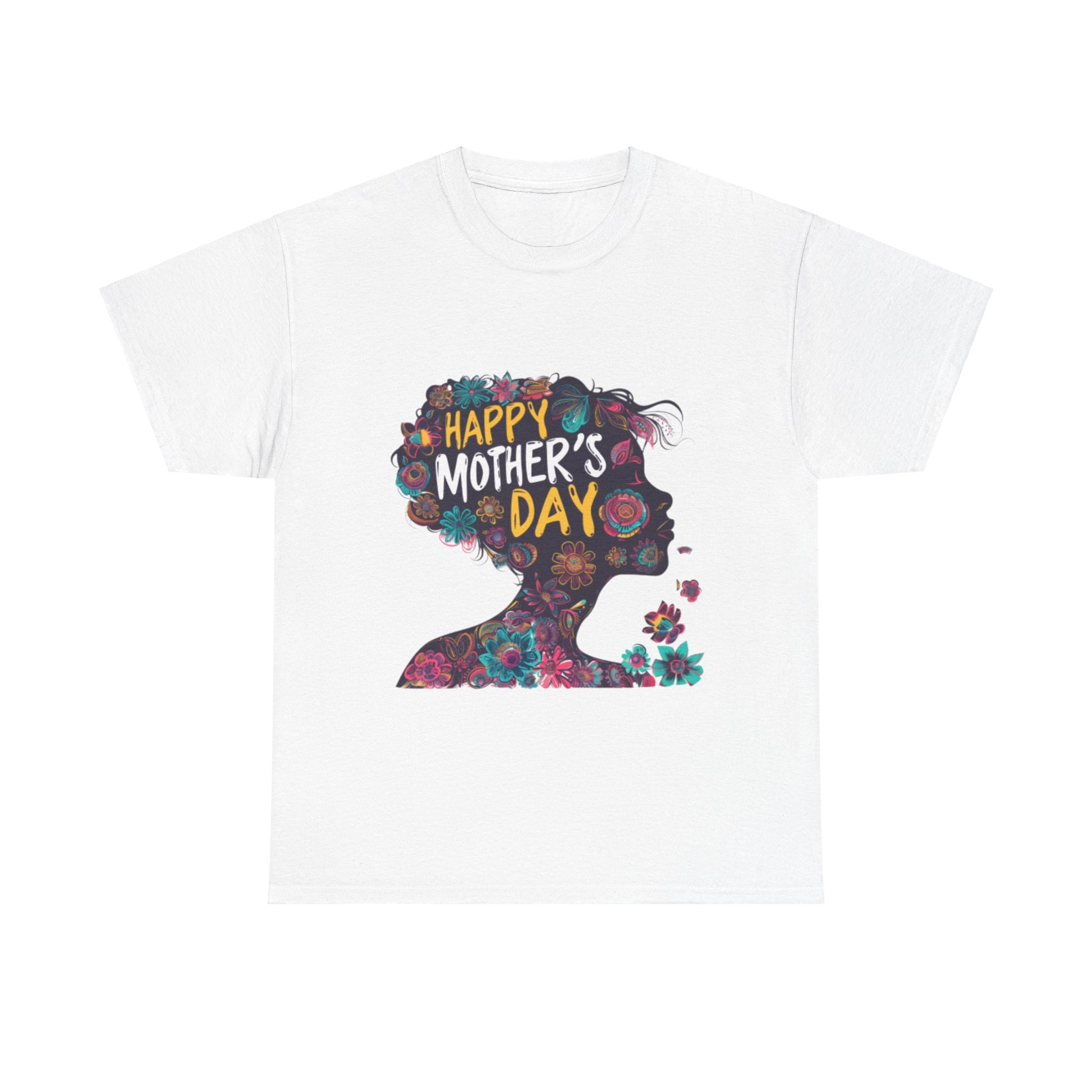 Happy Mother's Day African American Mom Graphic Unisex Heavy Cotton Tee Cotton Funny Humorous Graphic Soft Premium Unisex Men Women White T-shirt Birthday Gift-1