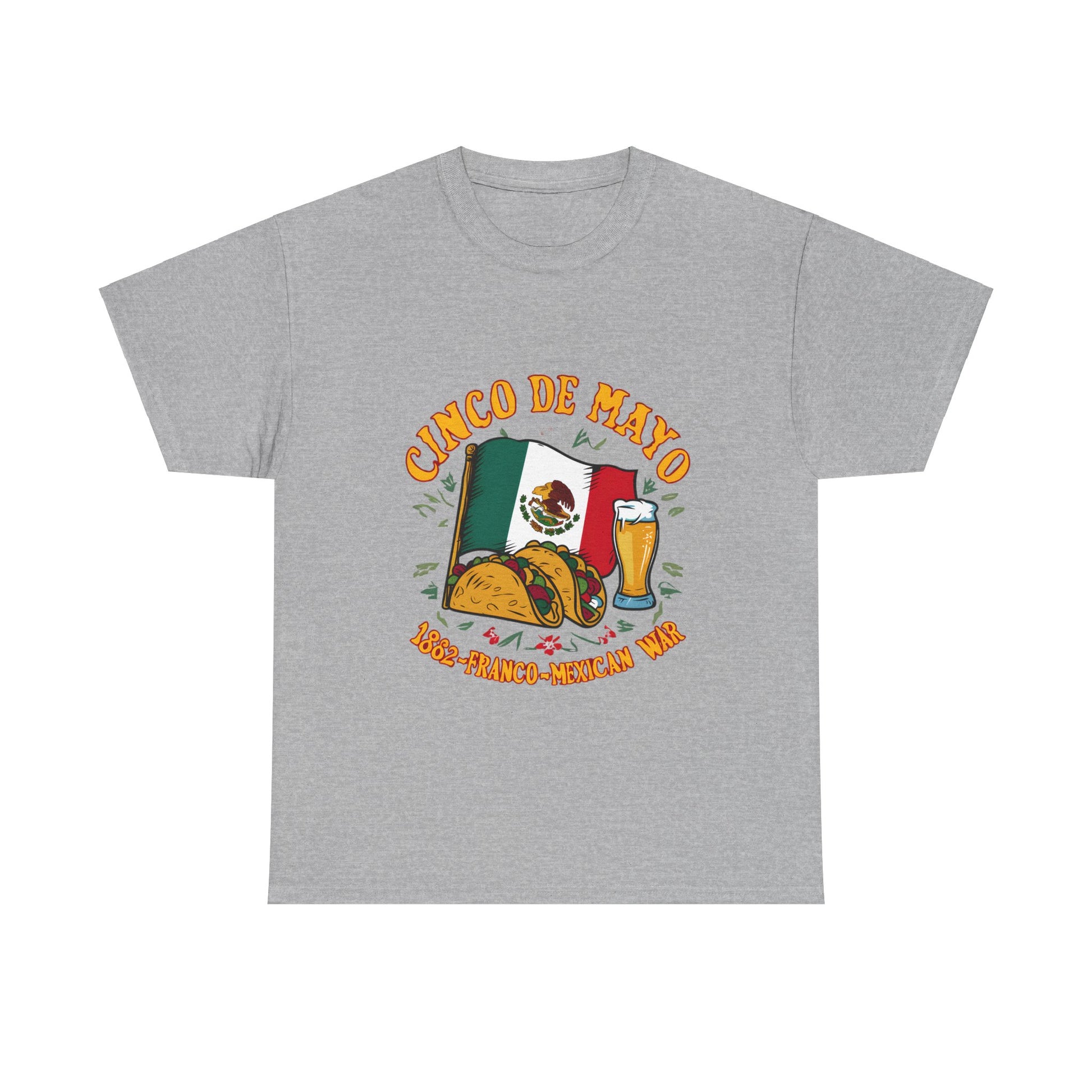 Cinco De Mayo Mexican Independence Day Graphic Unisex Heavy Cotton Tee Cotton Funny Humorous Graphic Soft Premium Unisex Men Women Sport Grey T-shirt Birthday Gift-9