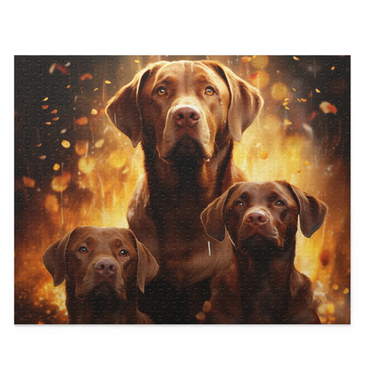 Labrador Vibrant Abstract Watercolor Dog Jigsaw Puzzle for Boys, Girls, Kids Adult Birthday Business Jigsaw Puzzle Gift for Him Funny Humorous Indoor Outdoor Game Gift For Her Online-1