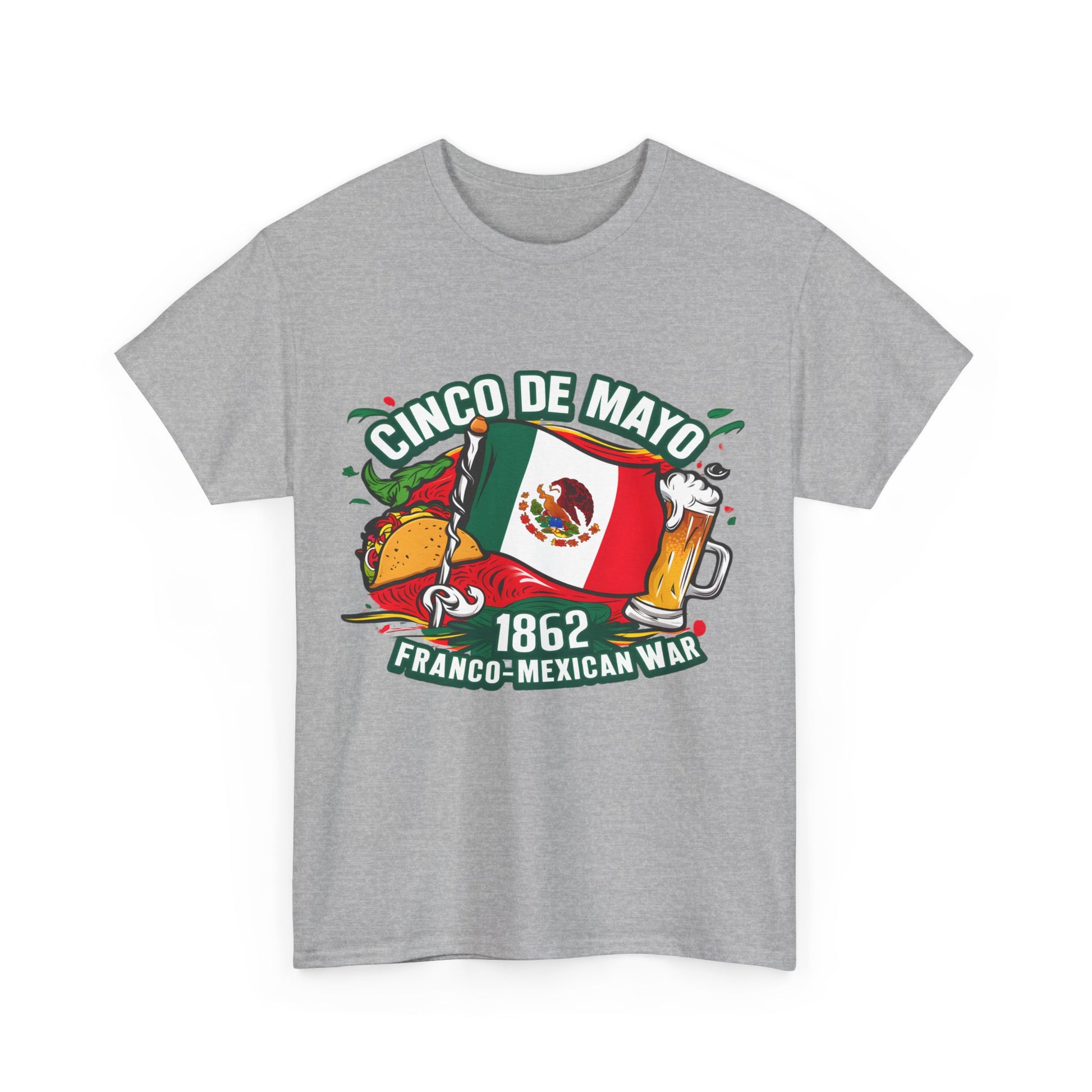 Cinco De Mayo Mexican Independence Day Graphic Unisex Heavy Cotton Tee Cotton Funny Humorous Graphic Soft Premium Unisex Men Women Sport Grey T-shirt Birthday Gift-39