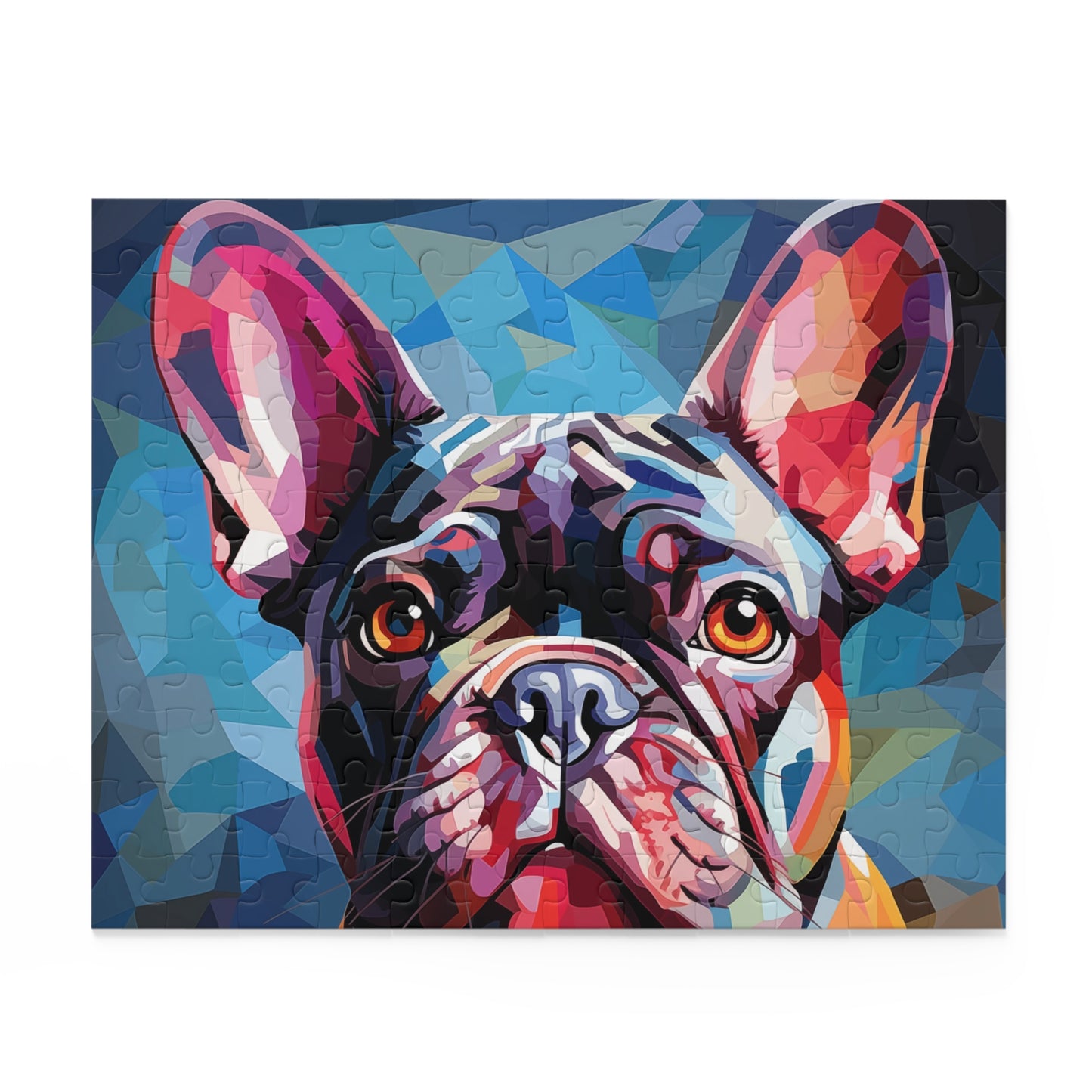 Watercolor Abstract Frenchie Dog Puzzle Oil Paint for Boys, Girls, Kids Adult Birthday Business Jigsaw Puzzle Gift for Him Funny Humorous Indoor Outdoor Game Gift For Her Online-2