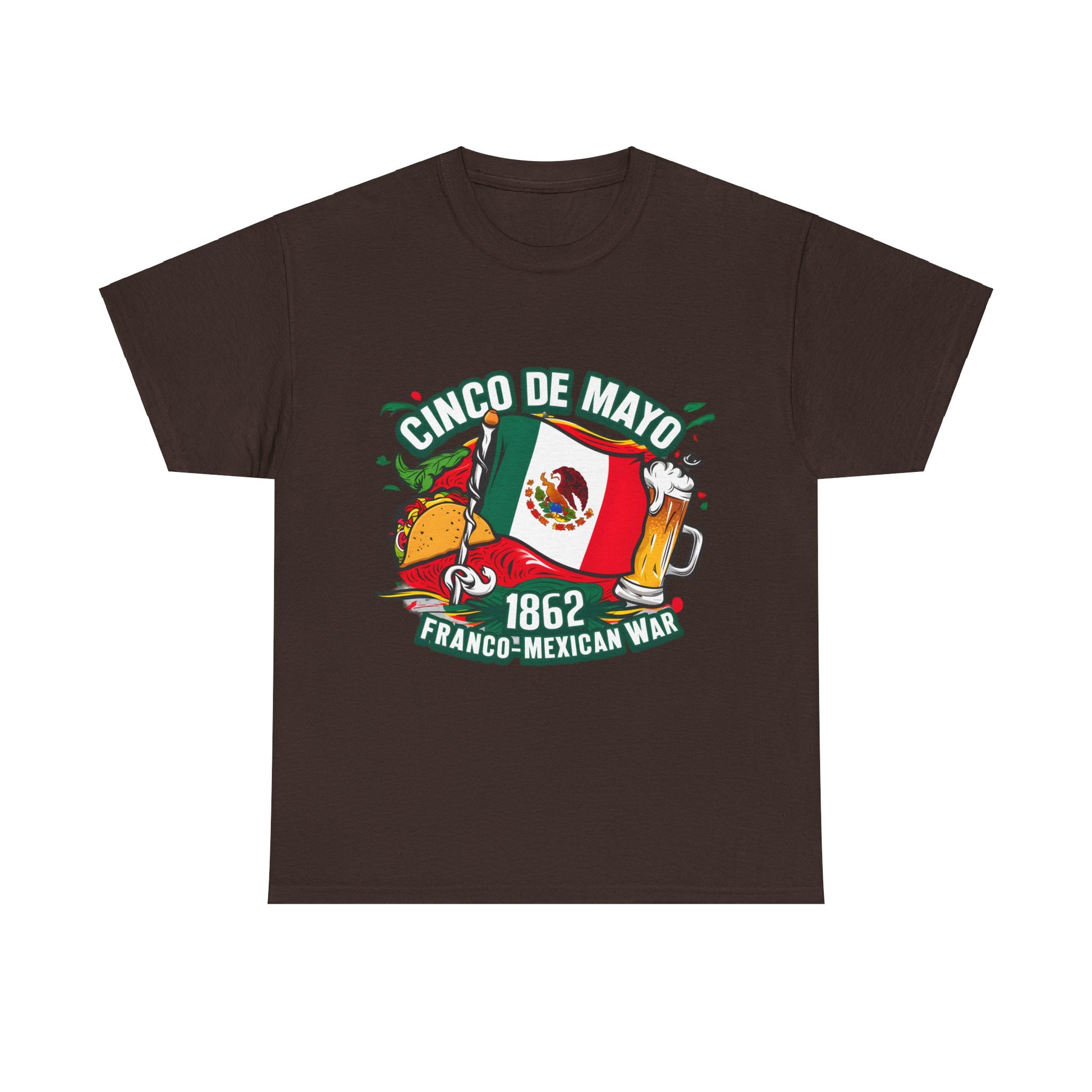 Cinco De Mayo Mexican Independence Day Graphic Unisex Heavy Cotton Tee Cotton Funny Humorous Graphic Soft Premium Unisex Men Women Dark Chocolate T-shirt Birthday Gift-3