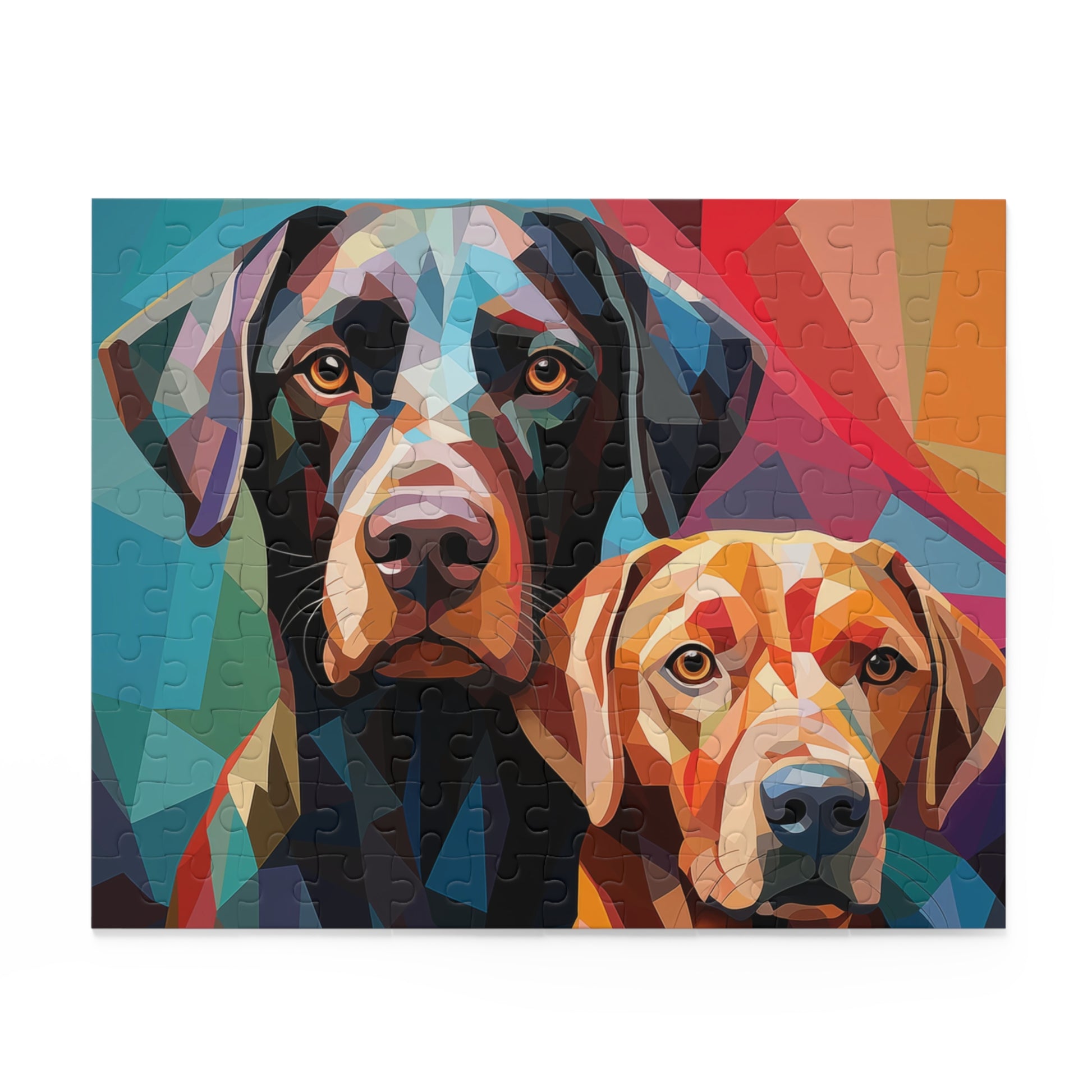 Labrador Abstract Dog Vibrant Jigsaw Puzzle Adult Birthday Business Jigsaw Puzzle Gift for Him Funny Humorous Indoor Outdoor Game Gift For Her Online-2