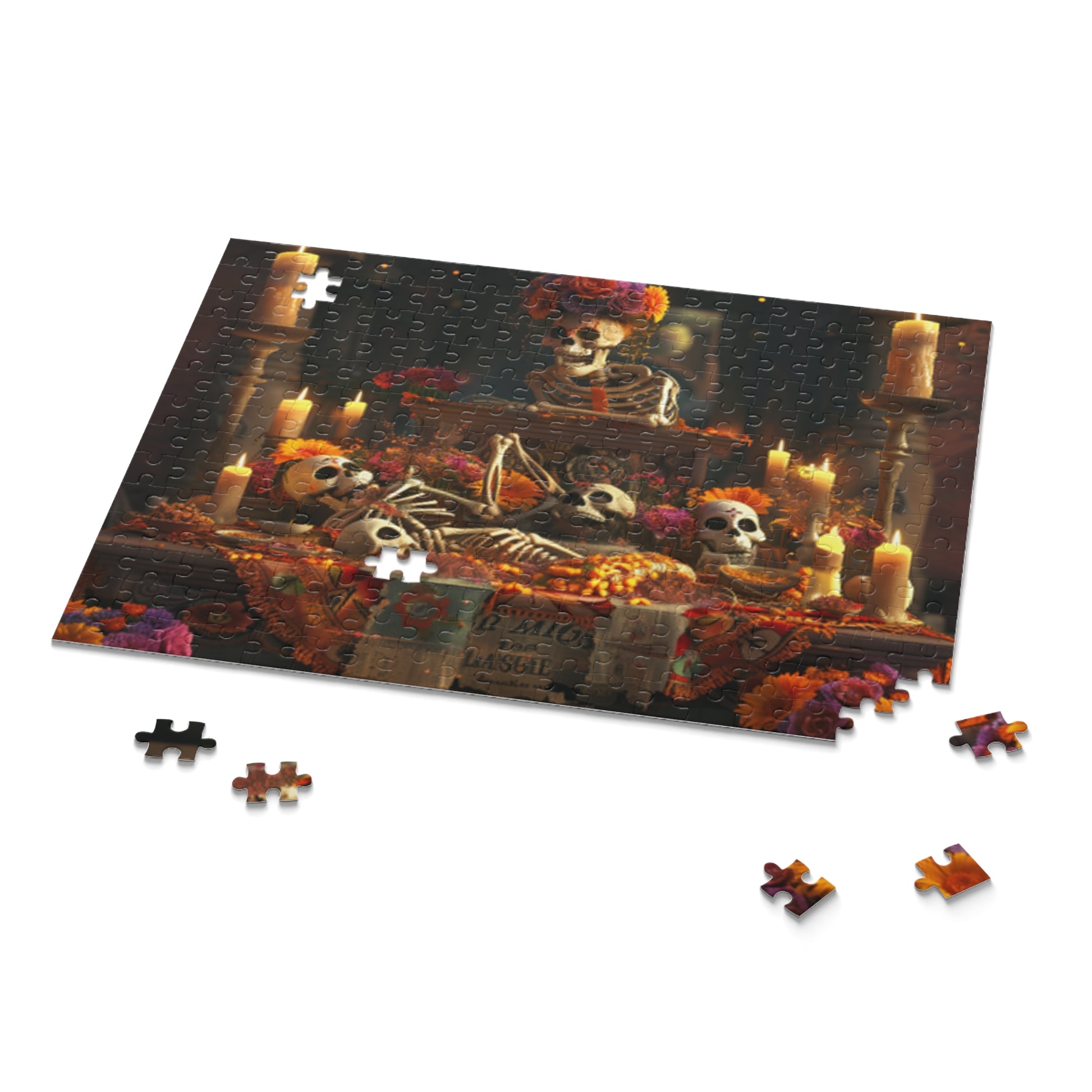 Mexican Art Day of the Dead Día de Muertos Jigsaw Puzzle Adult Birthday Business Jigsaw Puzzle Gift for Him Funny Humorous Indoor Outdoor Game Gift For Her Online-9