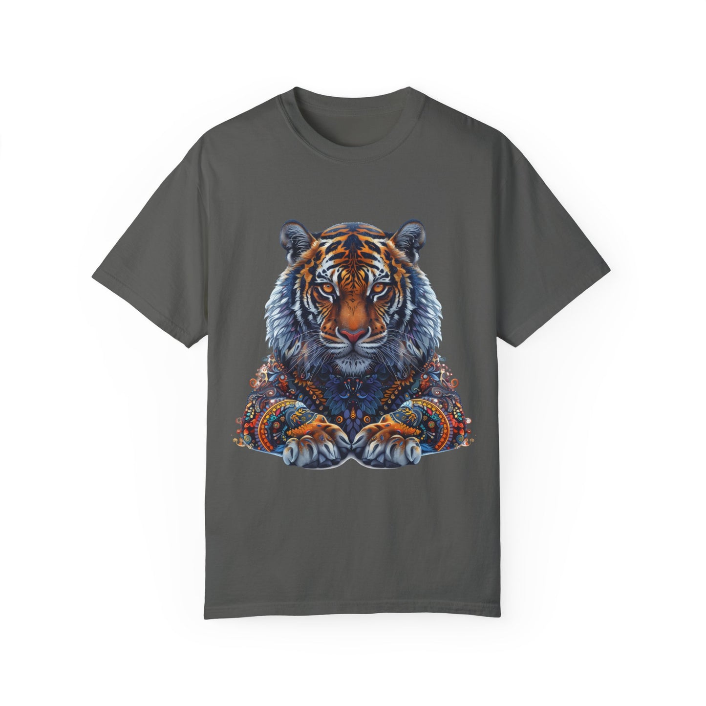 Lion Head Cool Graphic Design Novelty Unisex Garment-dyed T-shirt Cotton Funny Humorous Graphic Soft Premium Unisex Men Women Pepper T-shirt Birthday Gift-12