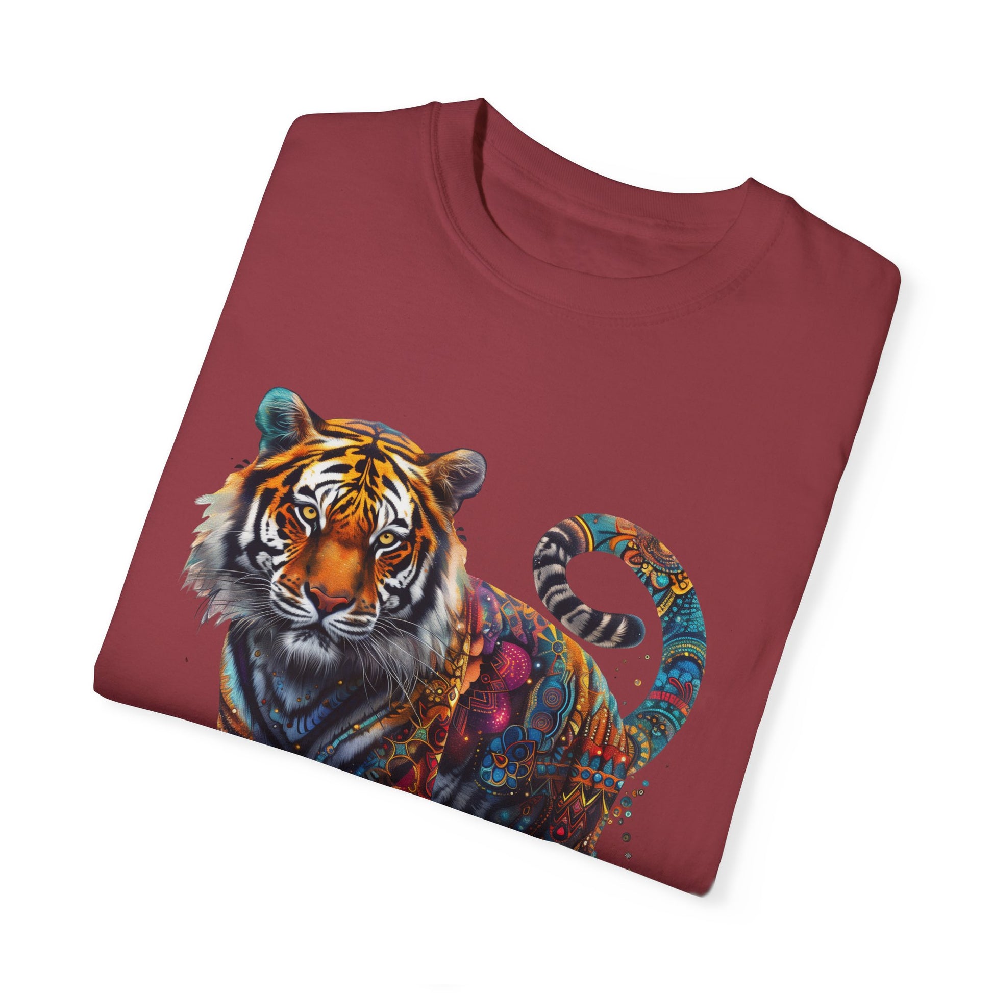 Lion Head Cool Graphic Design Novelty Unisex Garment-dyed T-shirt Cotton Funny Humorous Graphic Soft Premium Unisex Men Women Chili T-shirt Birthday Gift-35