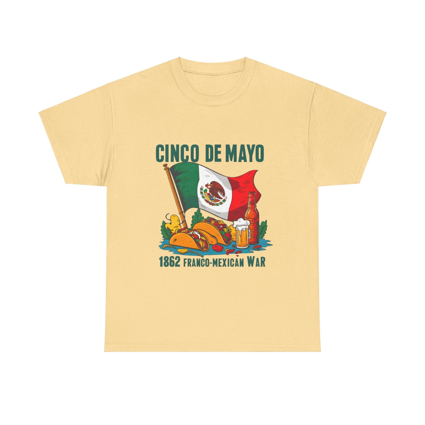 Cinco De Mayo Mexican Independence Day Graphic Unisex Heavy Cotton Tee Cotton Funny Humorous Graphic Soft Premium Unisex Men Women Yellow Haze T-shirt Birthday Gift-11