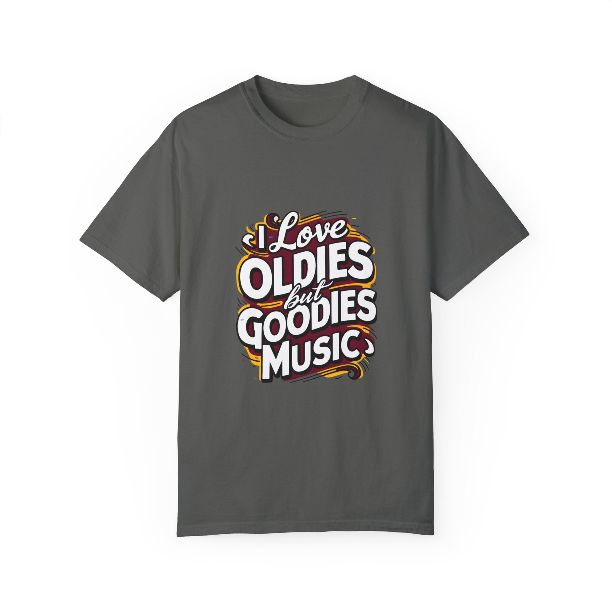 I Love Oldies but Goodies Music Urban Hip Hop Graphic Unisex Garment-dyed T-shirt Cotton Funny Humorous Graphic Soft Premium Unisex Men Women Pepper T-shirt Birthday Gift-12