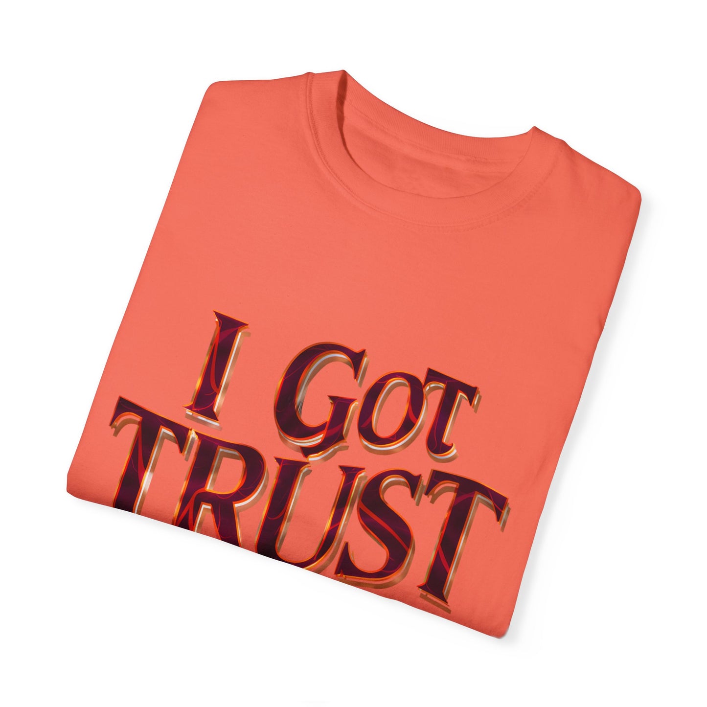 I Got Trust Issues Graphic Unisex Garment-dyed T-shirt Cotton Funny Humorous Graphic Soft Premium Unisex Men Women Bright Salmon T-shirt Birthday Gift-32