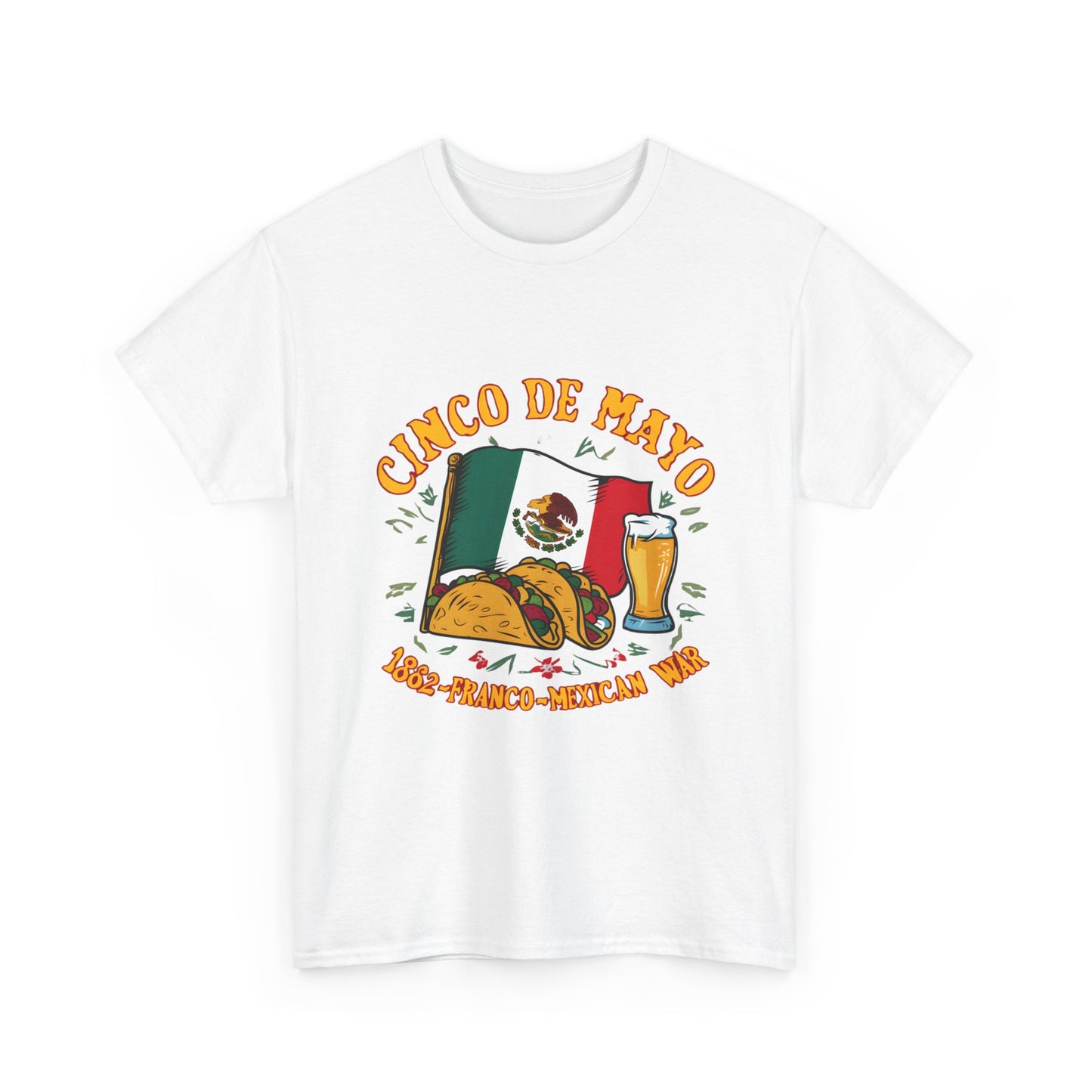 Cinco De Mayo Mexican Independence Day Graphic Unisex Heavy Cotton Tee Cotton Funny Humorous Graphic Soft Premium Unisex Men Women White T-shirt Birthday Gift-42