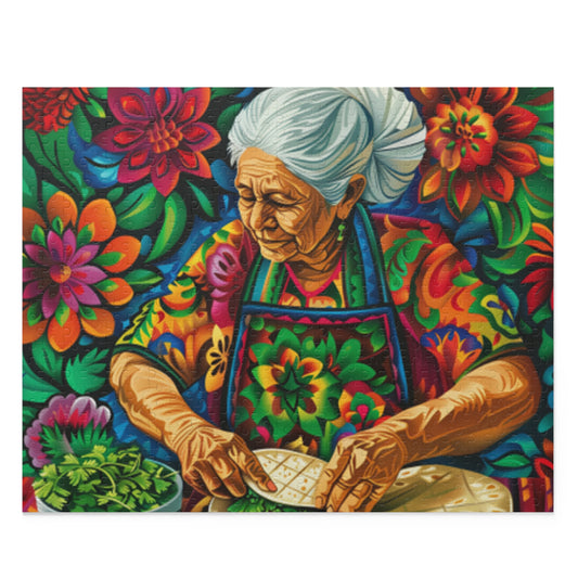 Mexican Art Women Floral Retro Jigsaw Puzzle Adult Birthday Business Jigsaw Puzzle Gift for Him Funny Humorous Indoor Outdoor Game Gift For Her Online-1