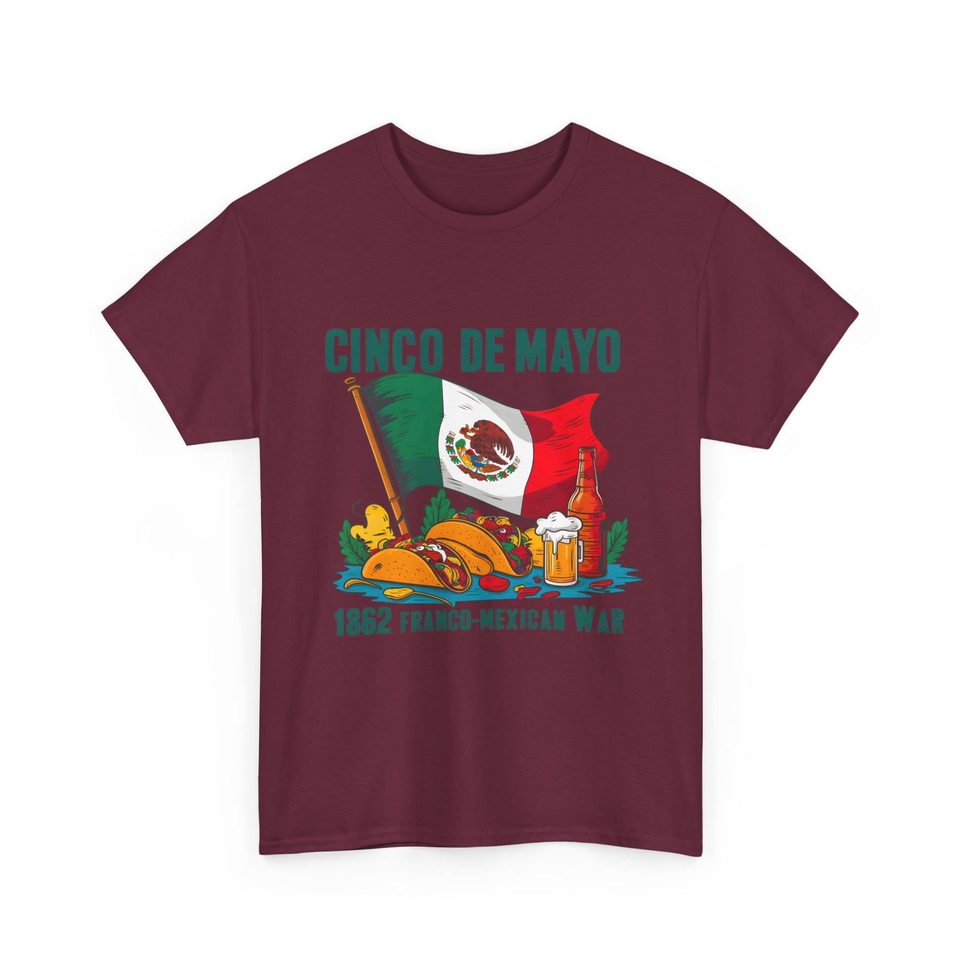 Cinco De Mayo Mexican Independence Day Graphic Unisex Heavy Cotton Tee Cotton Funny Humorous Graphic Soft Premium Unisex Men Women Maroon T-shirt Birthday Gift-27