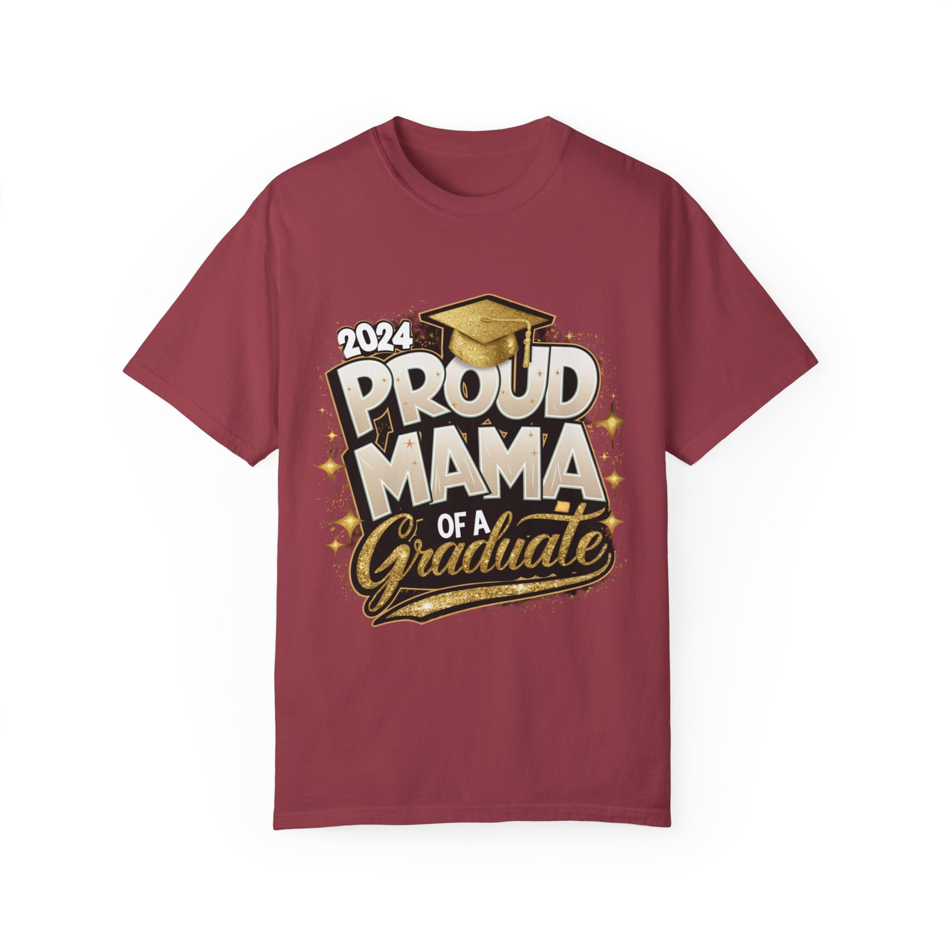 Proud Mama of a 2024 Graduate Unisex Garment-dyed T-shirt Cotton Funny Humorous Graphic Soft Premium Unisex Men Women Chili T-shirt Birthday Gift-7