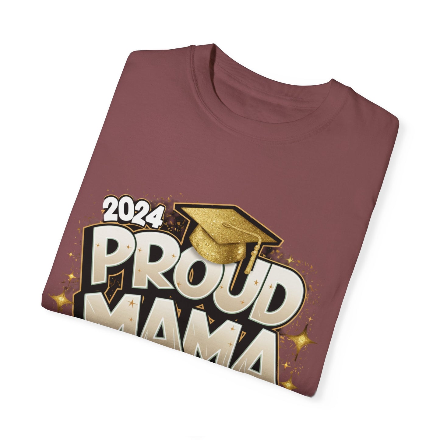 Proud Mama of a 2024 Graduate Unisex Garment-dyed T-shirt Cotton Funny Humorous Graphic Soft Premium Unisex Men Women Brick T-shirt Birthday Gift-29