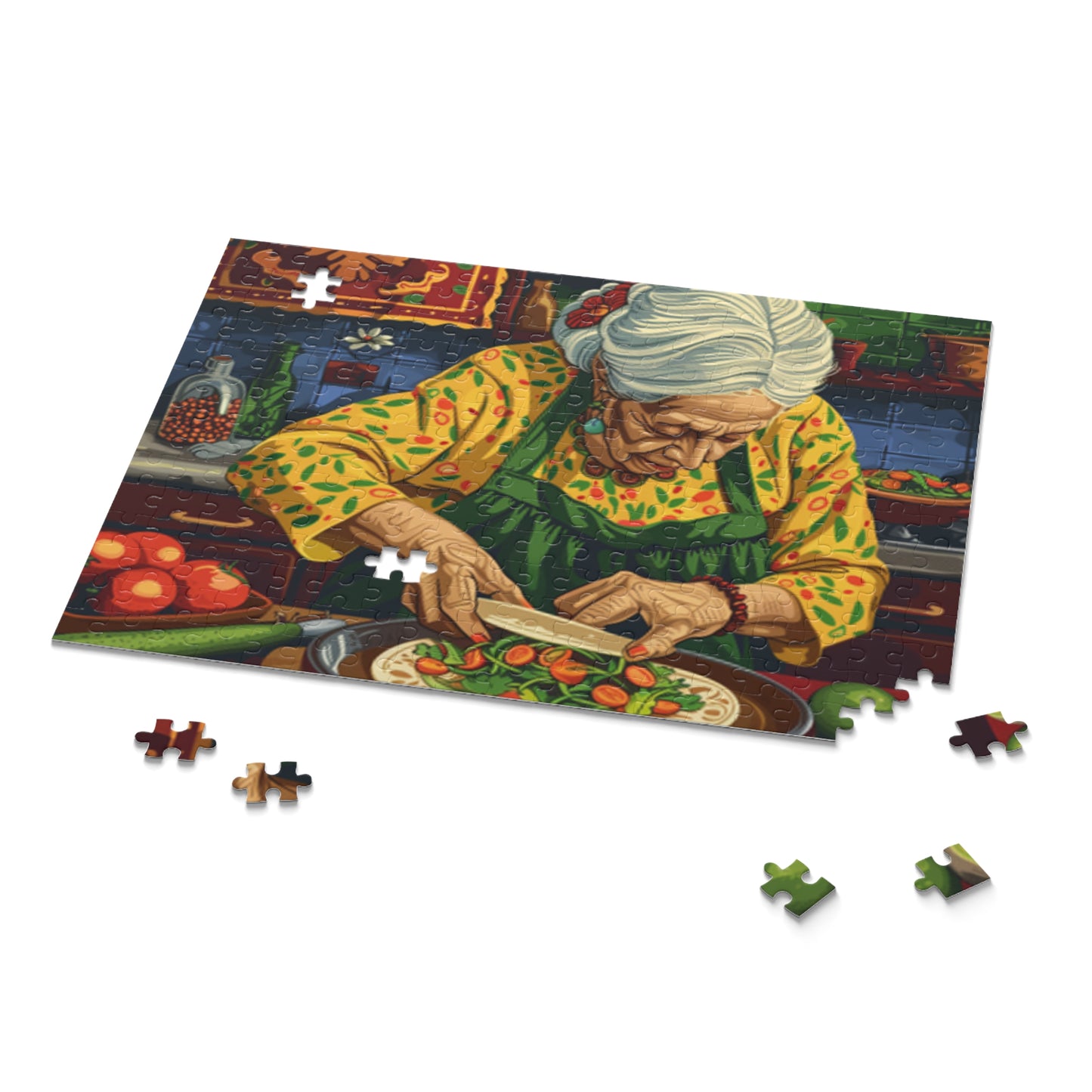 Mexican Art Women Vintage Jigsaw Puzzle Adult Birthday Business Jigsaw Puzzle Gift for Him Funny Humorous Indoor Outdoor Game Gift For Her Online-9