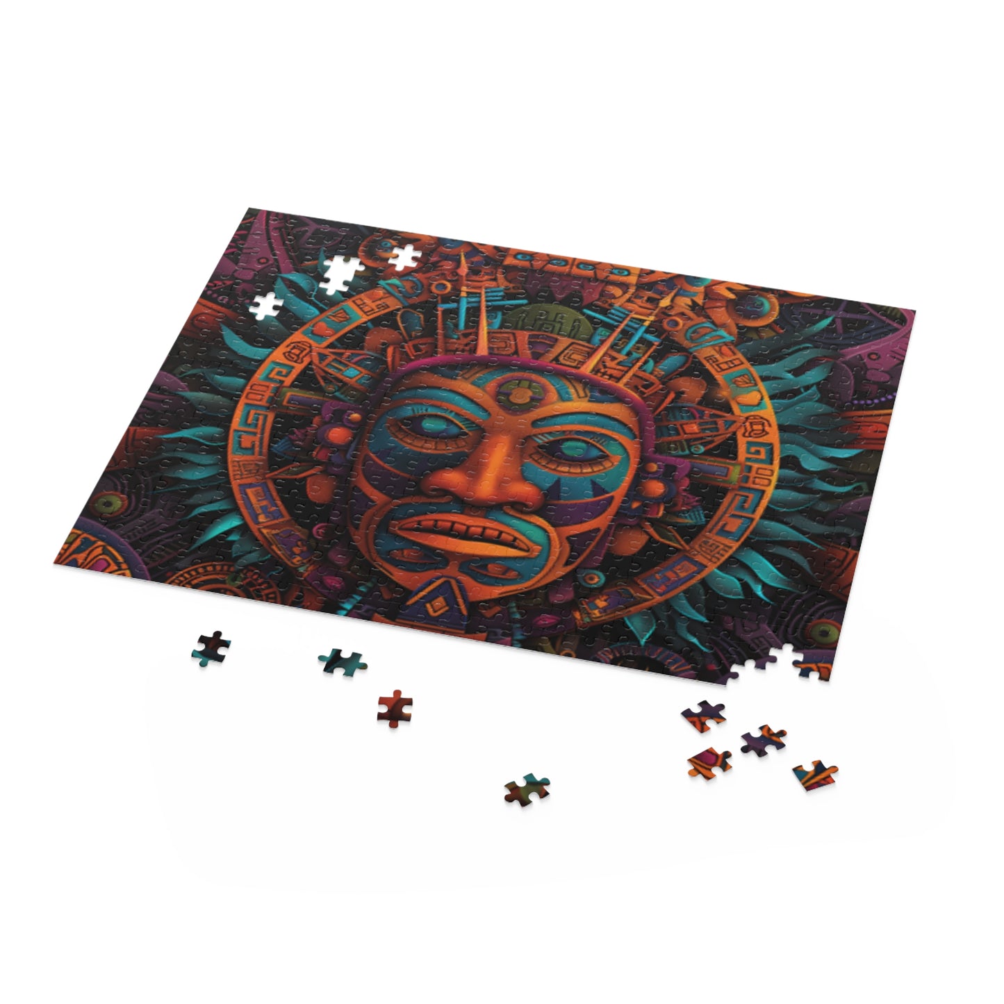 Mexican Art Retro Men Jigsaw Puzzle Adult Birthday Business Jigsaw Puzzle Gift for Him Funny Humorous Indoor Outdoor Game Gift For Her Online-5