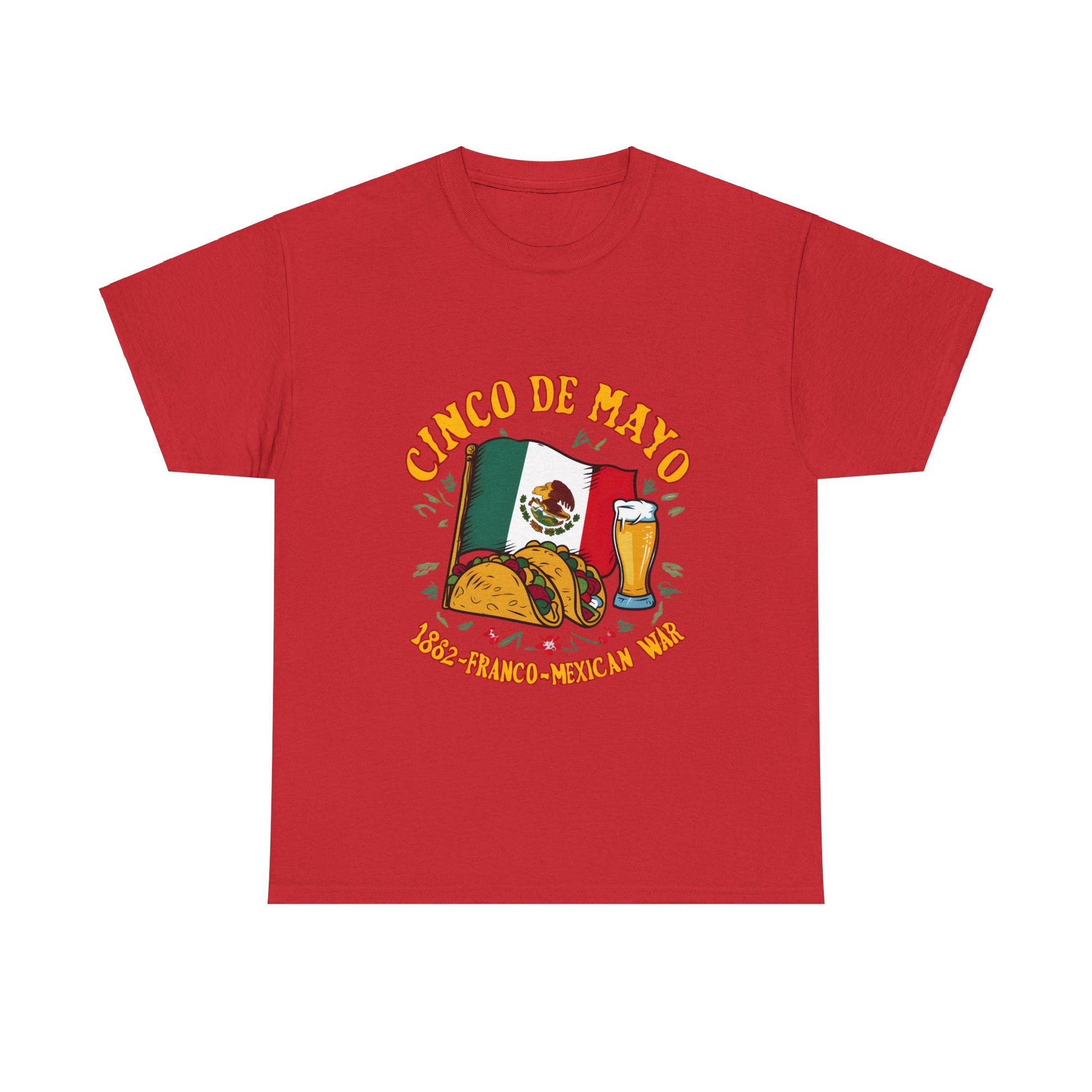 Cinco De Mayo Mexican Independence Day Graphic Unisex Heavy Cotton Tee Cotton Funny Humorous Graphic Soft Premium Unisex Men Women Red T-shirt Birthday Gift-7