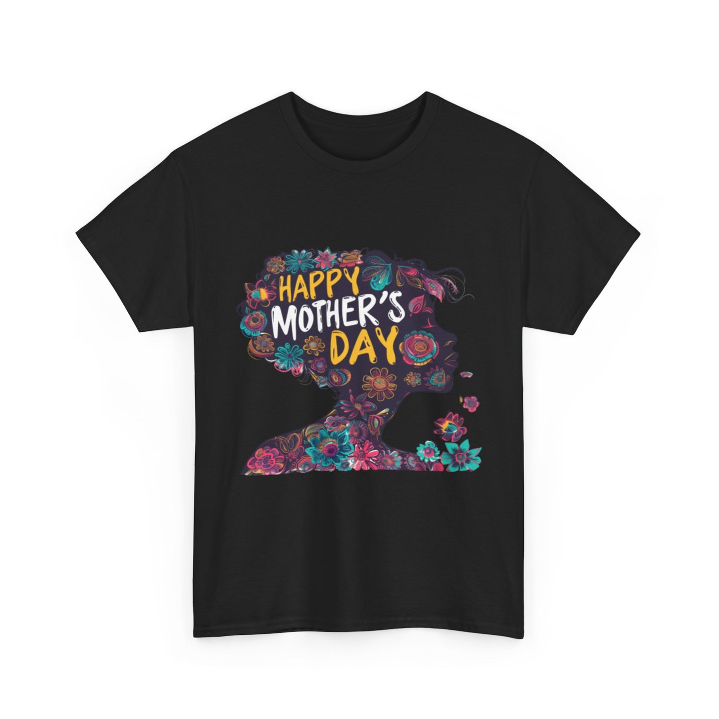 Happy Mother's Day African American Mom Graphic Unisex Heavy Cotton Tee Cotton Funny Humorous Graphic Soft Premium Unisex Men Women Black T-shirt Birthday Gift-45