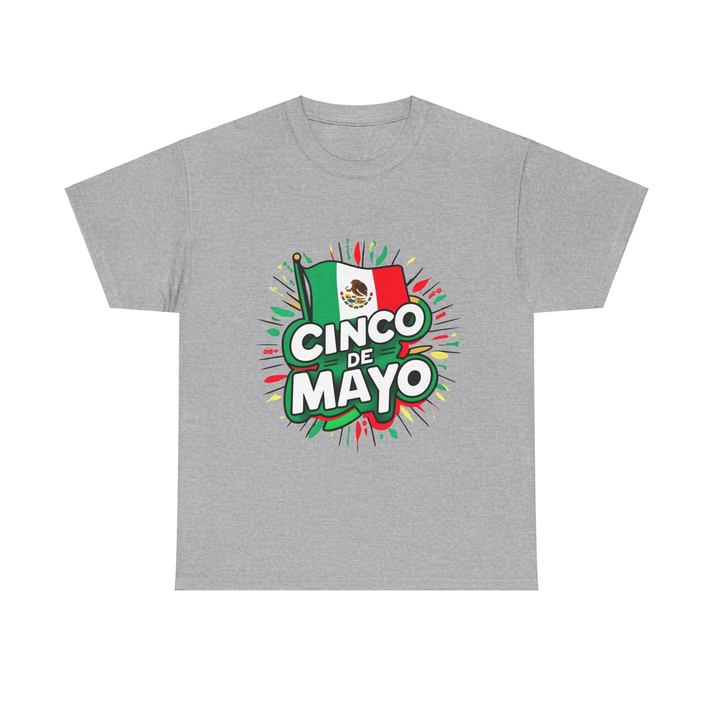 Cinco De Mayo Mexican Independence Day Graphic Unisex Heavy Cotton Tee Cotton Funny Humorous Graphic Soft Premium Unisex Men Women Sport Grey T-shirt Birthday Gift-9