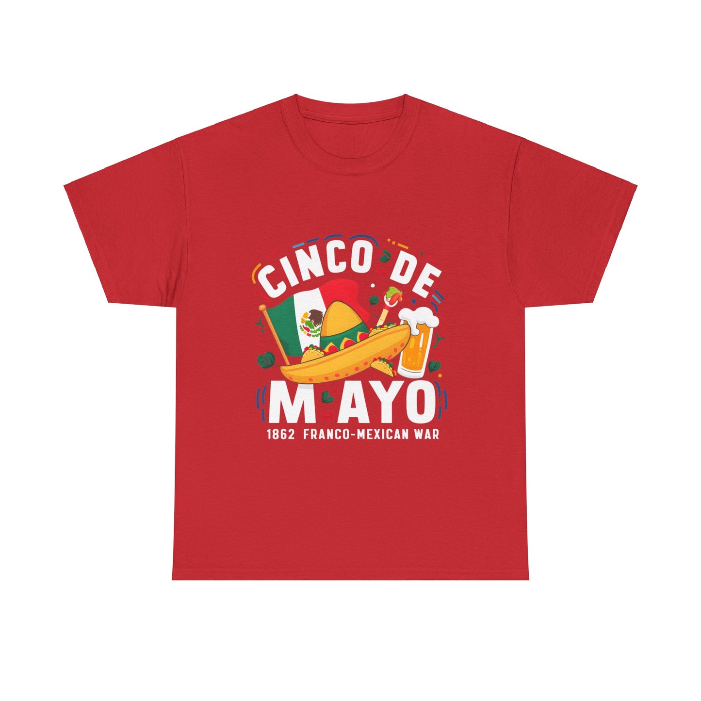Cinco De Mayo Mexican Independence Day Graphic Unisex Heavy Cotton Tee Cotton Funny Humorous Graphic Soft Premium Unisex Men Women Red T-shirt Birthday Gift-7