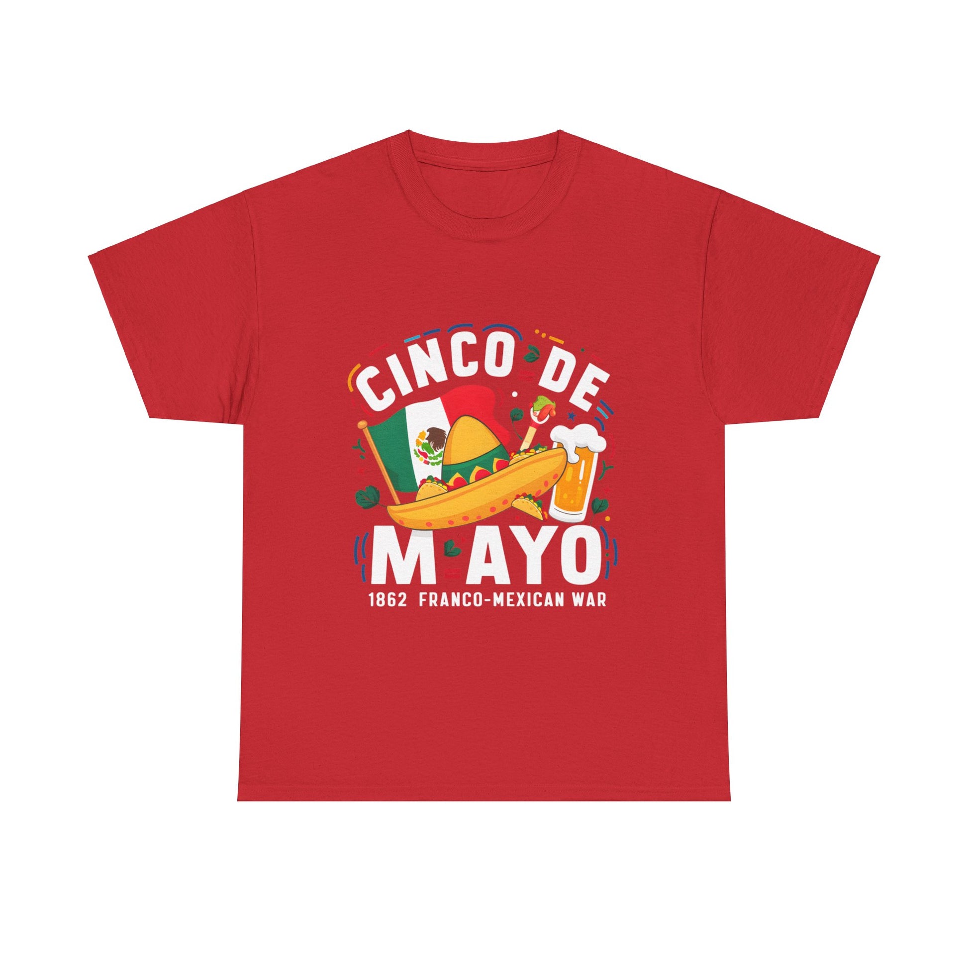Cinco De Mayo Mexican Independence Day Graphic Unisex Heavy Cotton Tee Cotton Funny Humorous Graphic Soft Premium Unisex Men Women Red T-shirt Birthday Gift-7