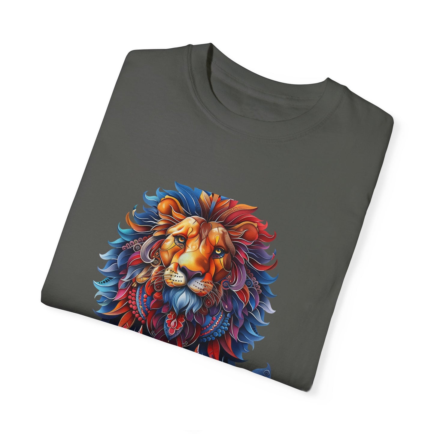 Copy of Lion Head Cool Graphic Design Novelty Unisex Garment-dyed T-shirt Cotton Funny Humorous Graphic Soft Premium Unisex Men Women Pepper T-shirt Birthday Gift-50